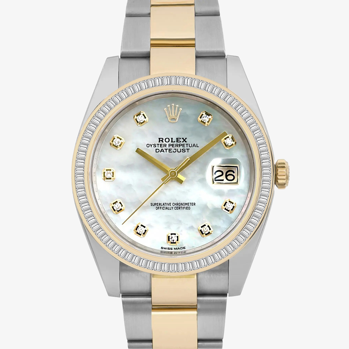 Additional Image 1 for  2 1/3 ctw Baguette Lab Grown Diamond  Rolex Watch