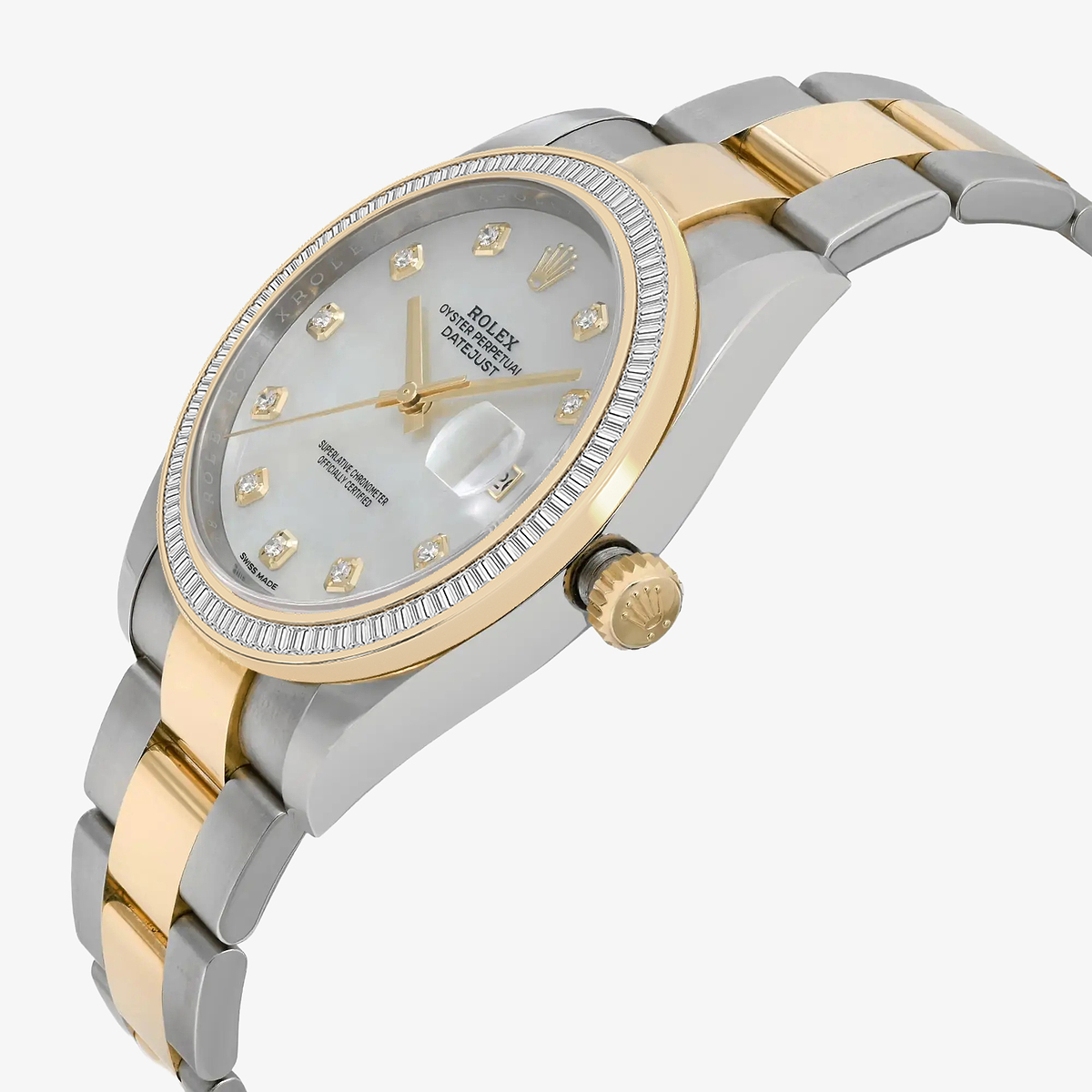 Additional Image 2 for  2 1/3 ctw Baguette Lab Grown Diamond  Rolex Watch
