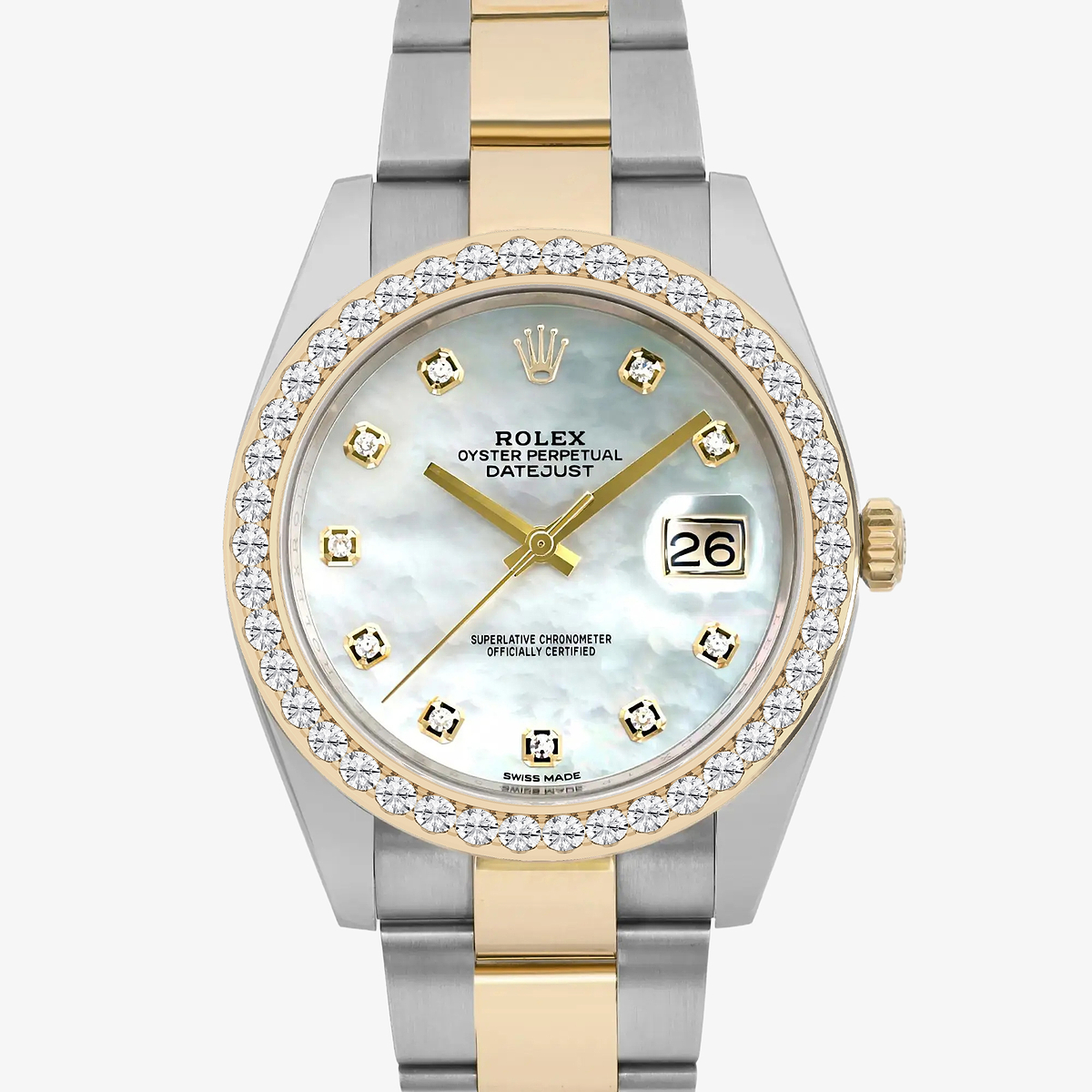 Additional Image 1 for  3 ctw Round Lab Grown Diamond  Rolex Watch