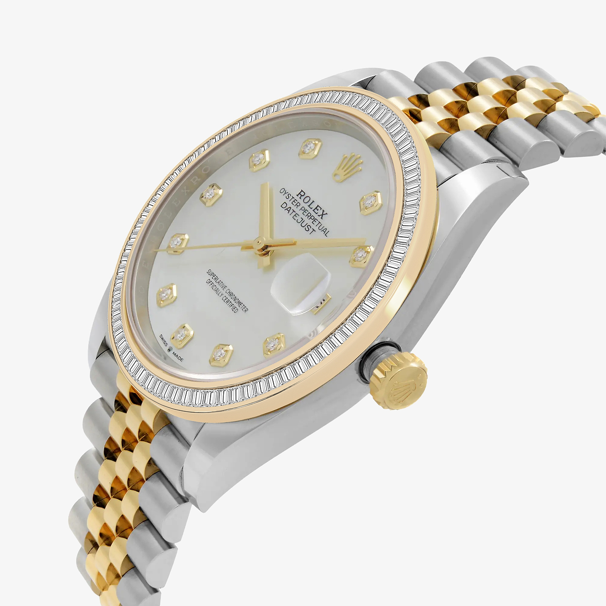 Additional Image 2 for  2 1/3 ctw Baguette Lab Grown Diamond  Rolex Watch