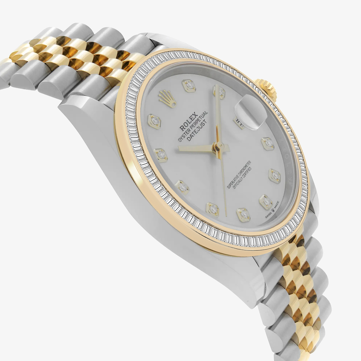 Additional Image 3 for  2 1/3 ctw Baguette Lab Grown Diamond  Rolex Watch