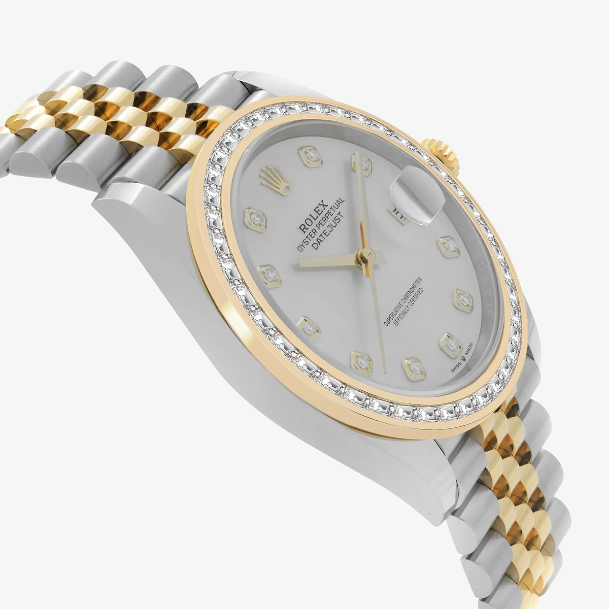 Additional Image 3 for  2 7/8 ctw Trapezoid Lab Grown Diamond  Rolex Watch