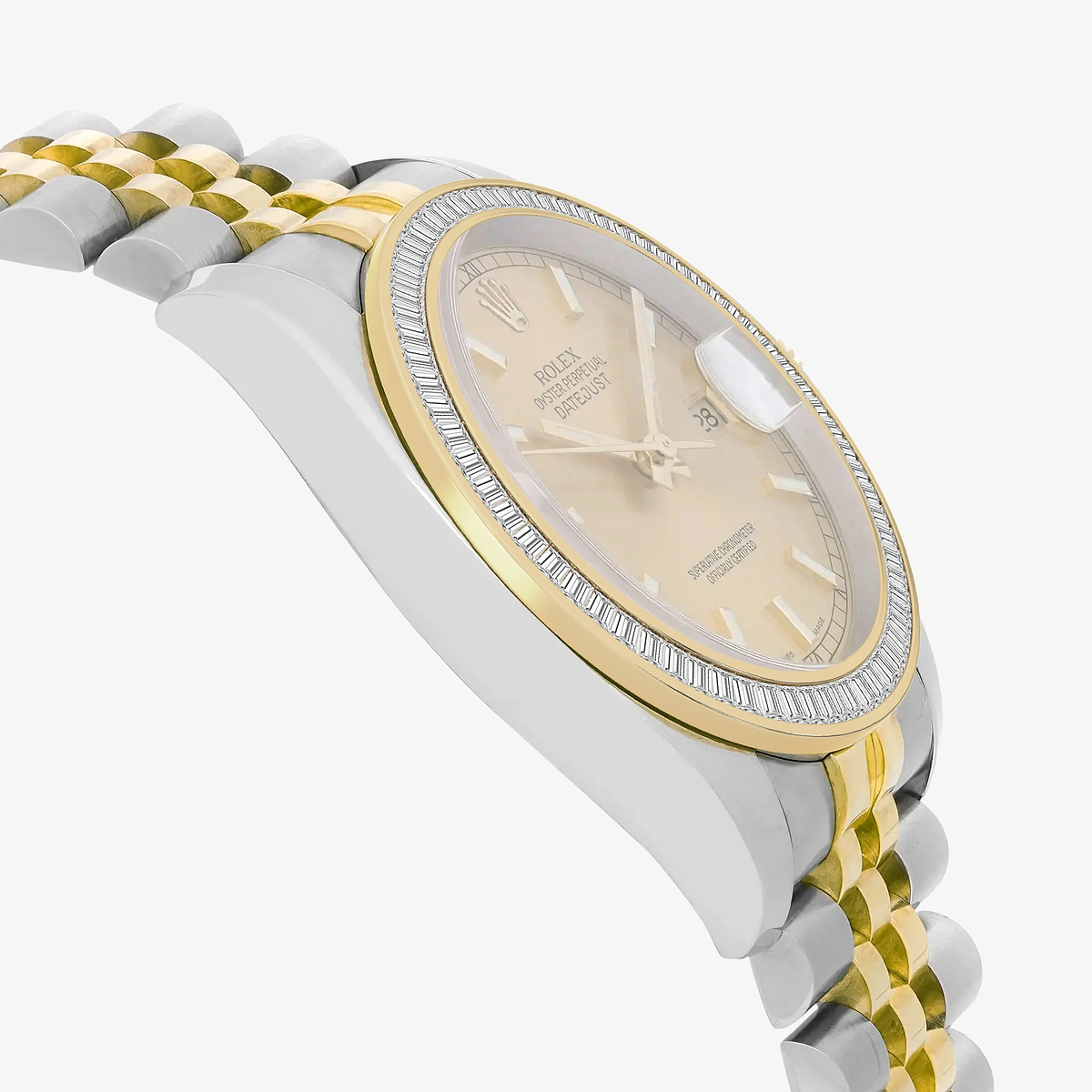 Additional Image 3 for  3 ctw Baguette Lab Grown Diamond  Rolex Watch