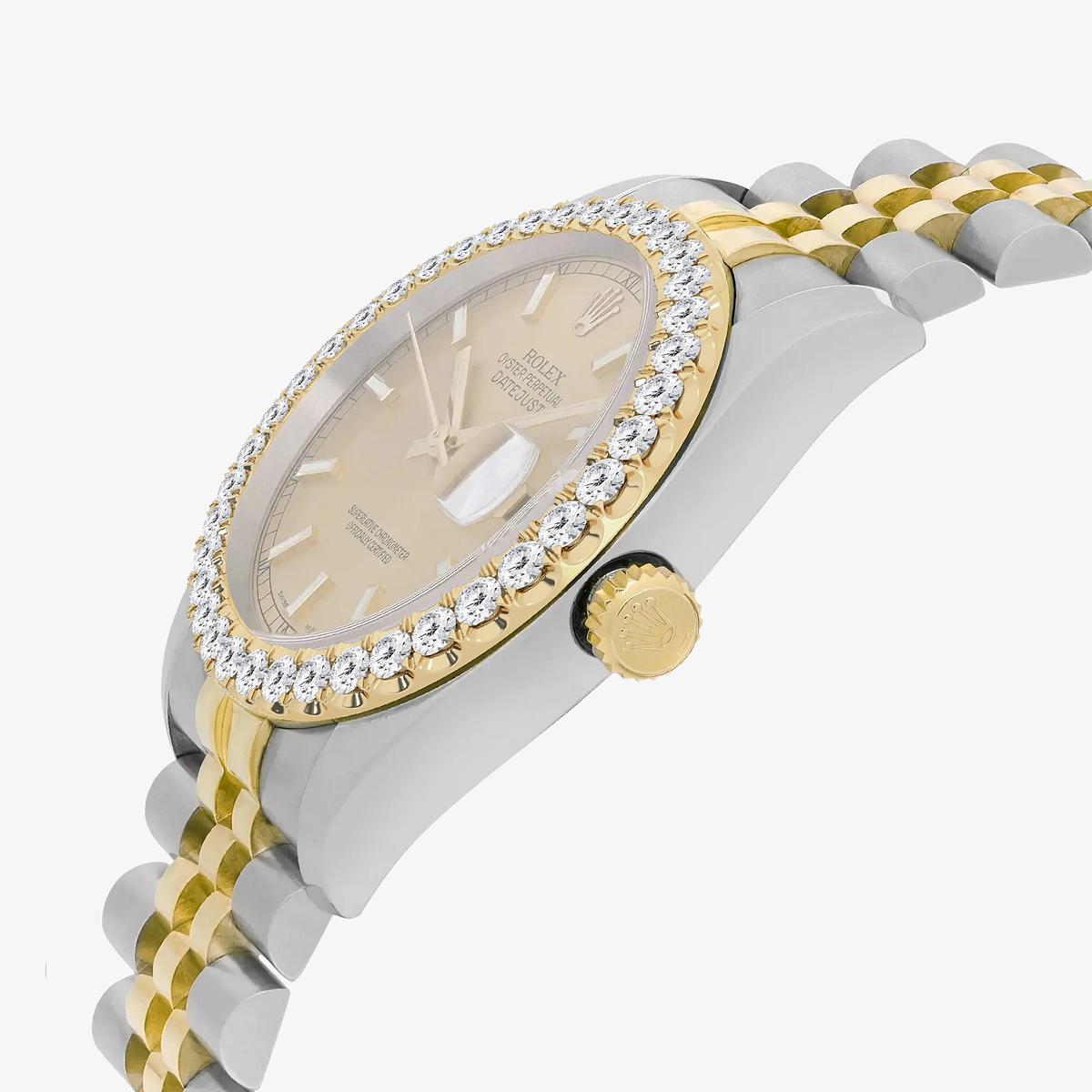 Additional Image 2 for  3 ctw Round Lab Grown Diamond  Rolex Watch