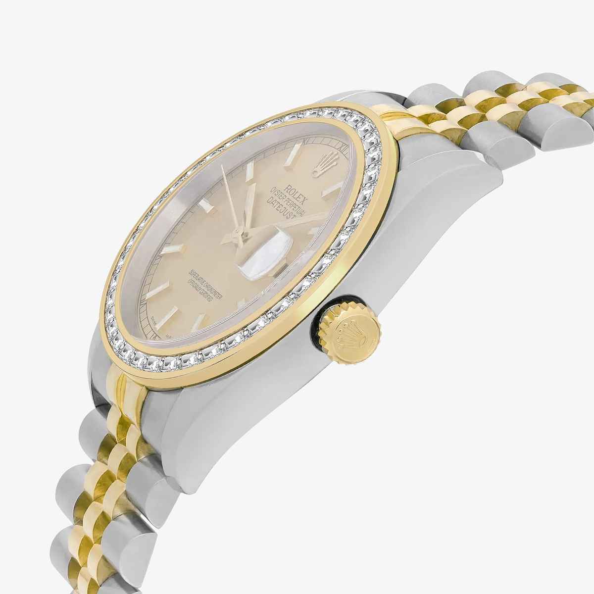 Additional Image 2 for  2 2/3 ctw Trapezoid Lab Grown Diamond  Rolex Watch