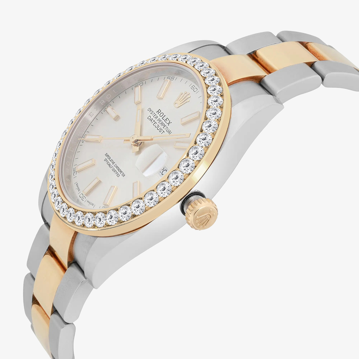 Additional Image 2 for  3 ctw Round Lab Grown Diamond  Rolex Watch