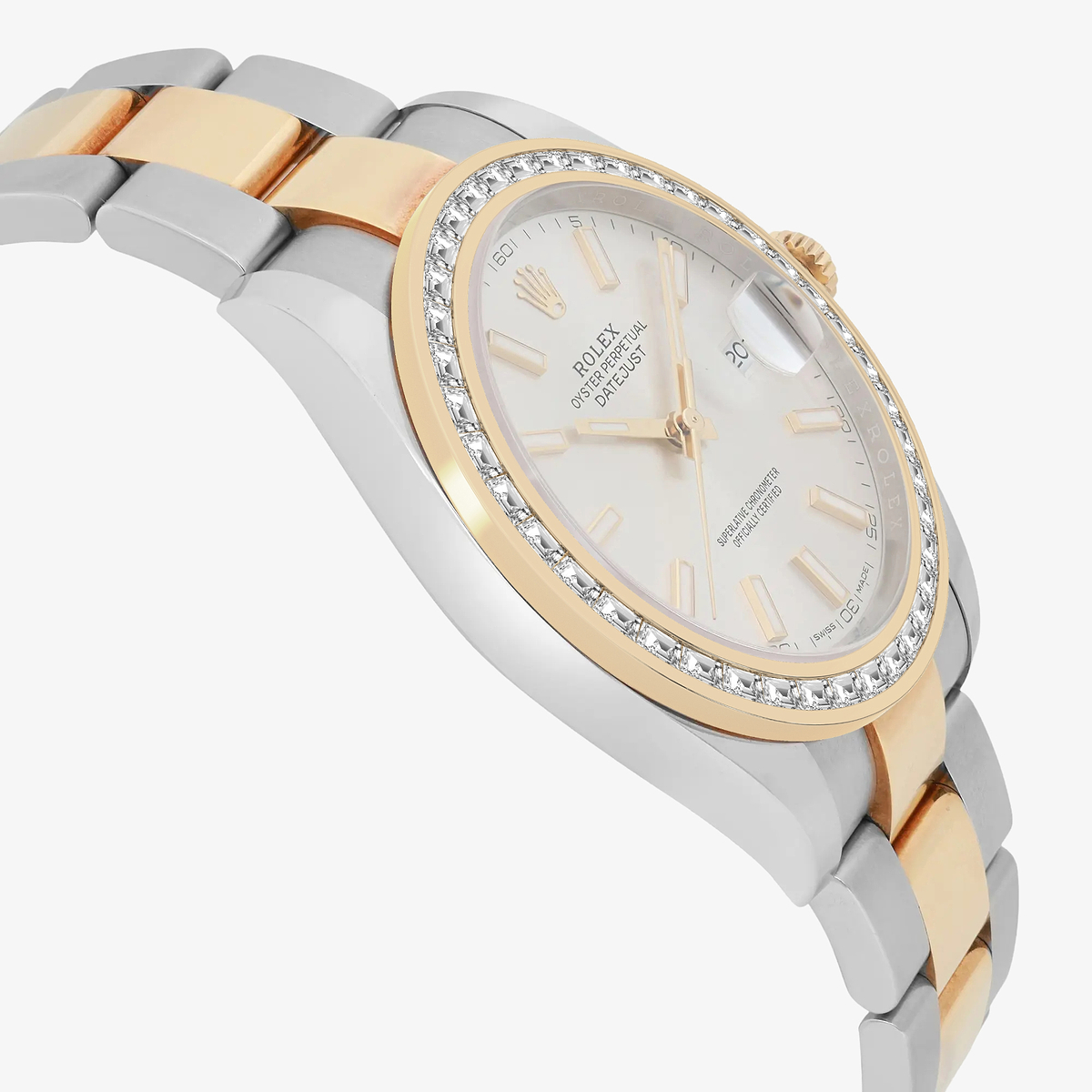 Additional Image 3 for  2 7/8 ctw Trapezoid Lab Grown Diamond  Rolex Watch