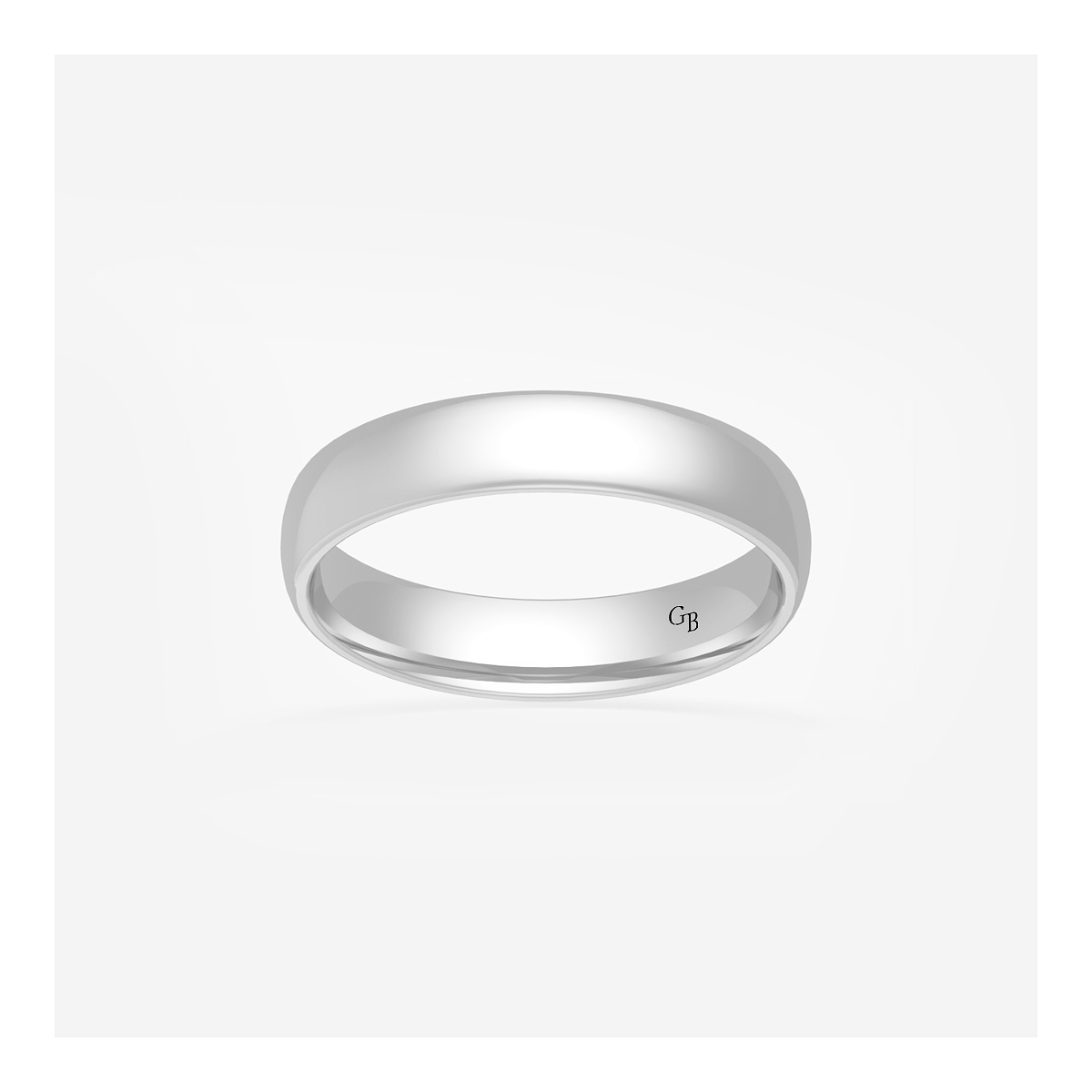 4mm High Polished Classic Wedding Band