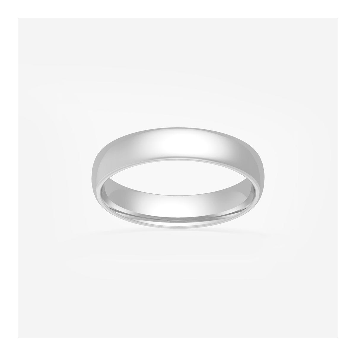 4mm High Polished Classic Wedding Band