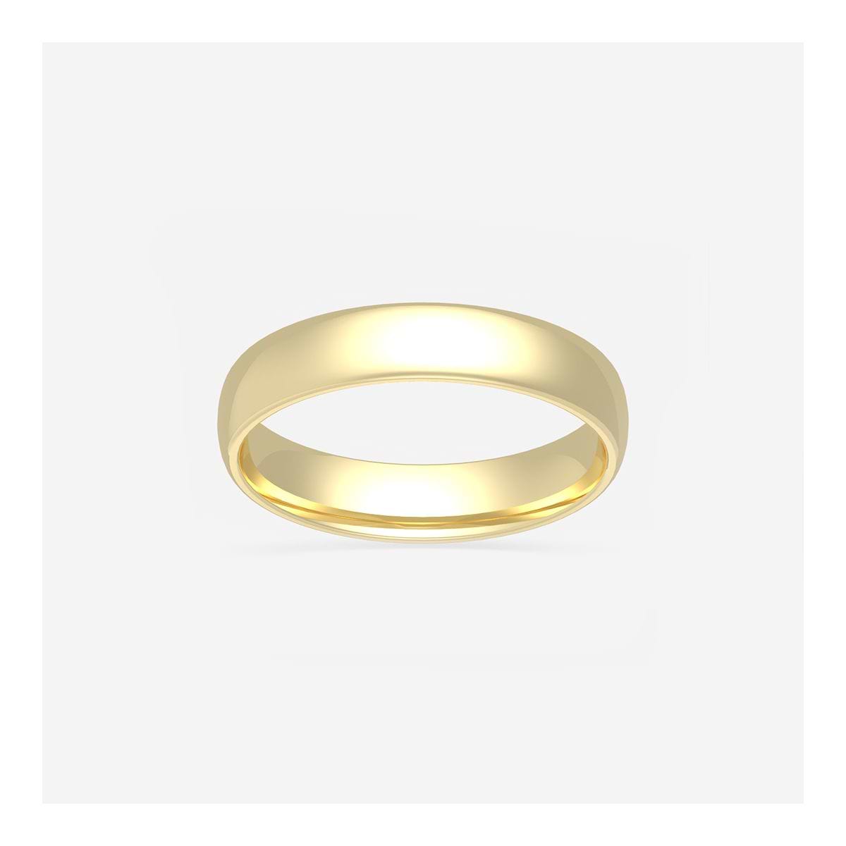 4mm High Polished Classic Wedding Band