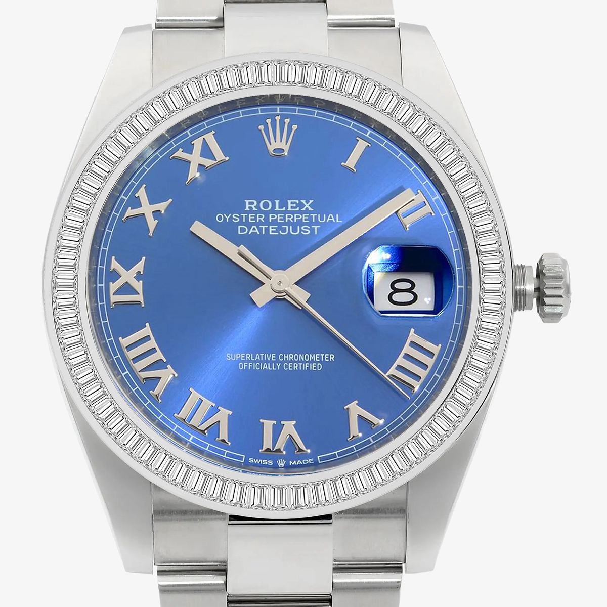 Additional Image 1 for  2 1/3 ctw Baguette Lab Grown Diamond  Rolex Watch