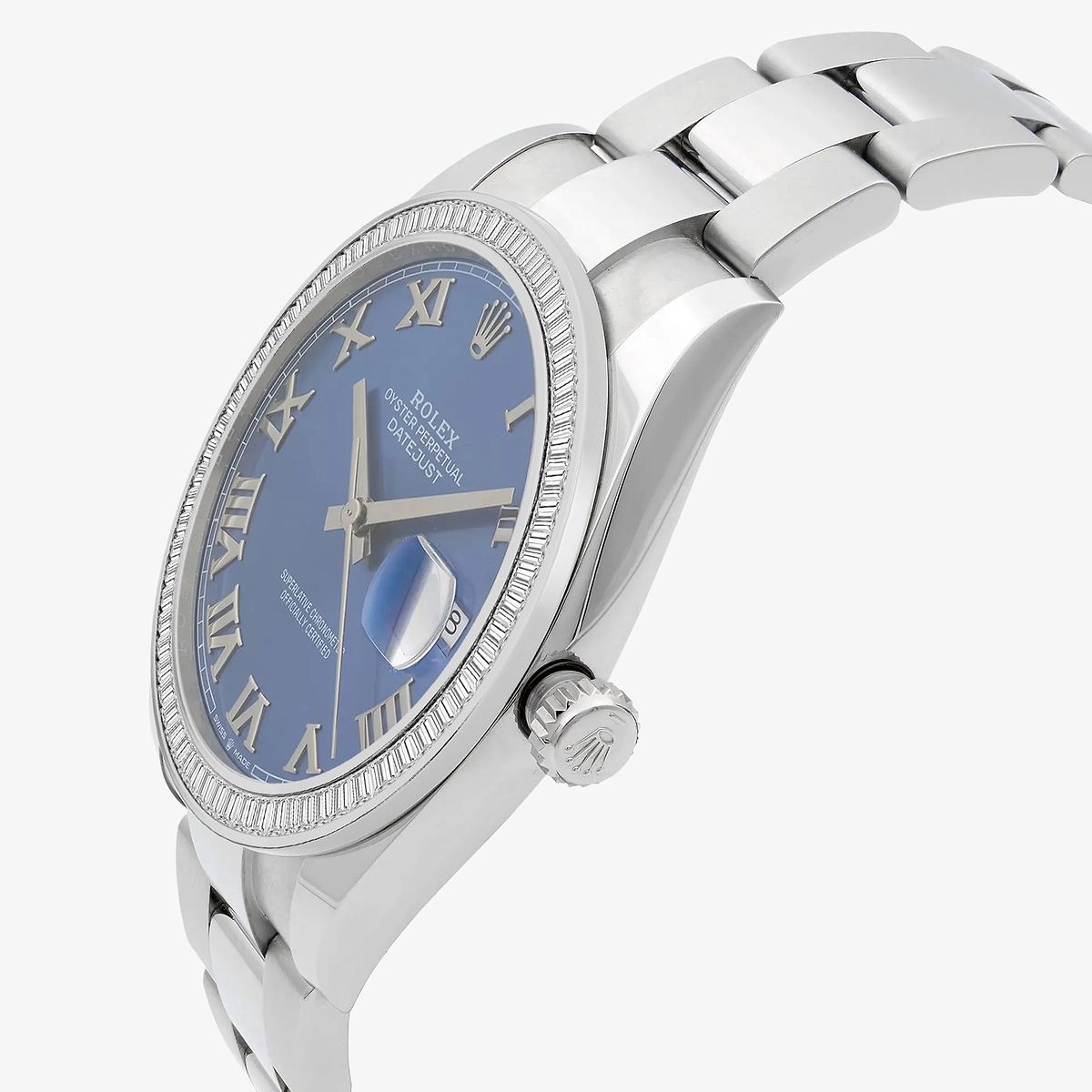 Additional Image 2 for  2 1/3 ctw Baguette Lab Grown Diamond  Rolex Watch