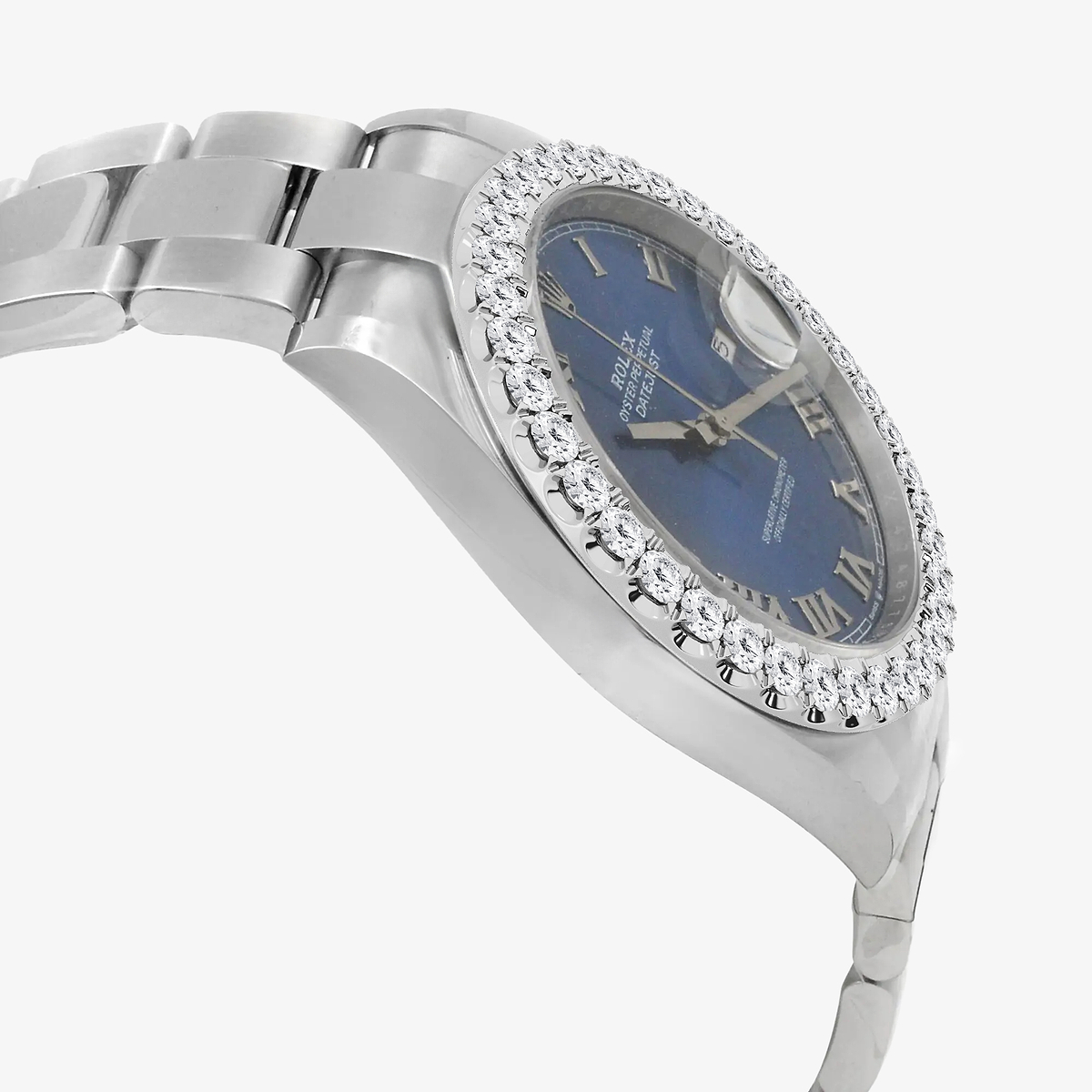 Additional Image 3 for  3 ctw Round Lab Grown Diamond  Rolex Watch