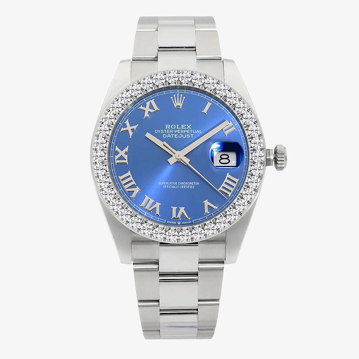 Rolex Datejust 41mm - 3 ctw Round Lab Grown Diamond  Rolex Watch
