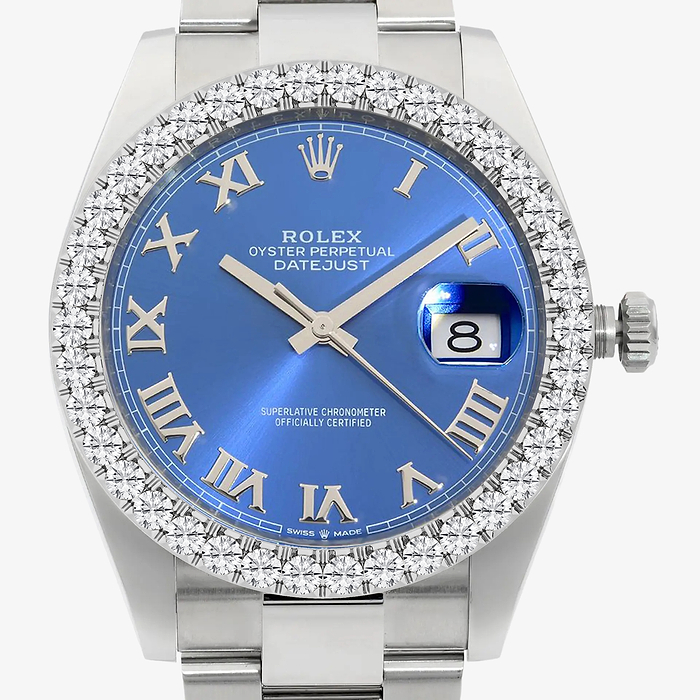 Rolex Datejust 41mm - 3 ctw Round Lab Grown Diamond  Rolex Watch