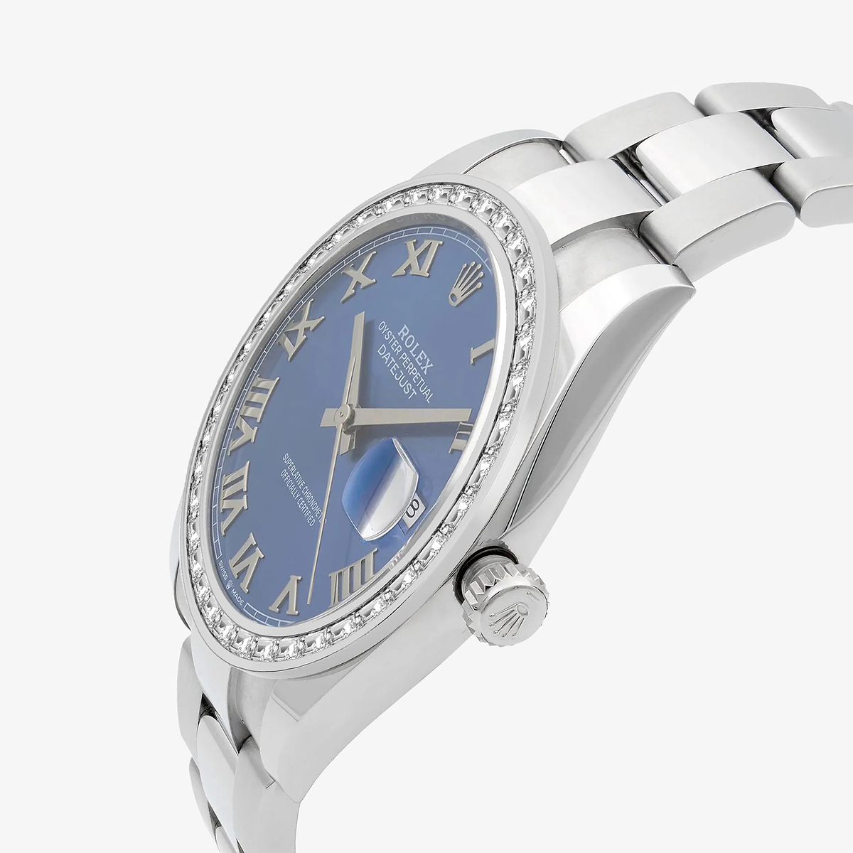 Additional Image 2 for  2 7/8 ctw Trapezoid Lab Grown Diamond  Rolex Watch