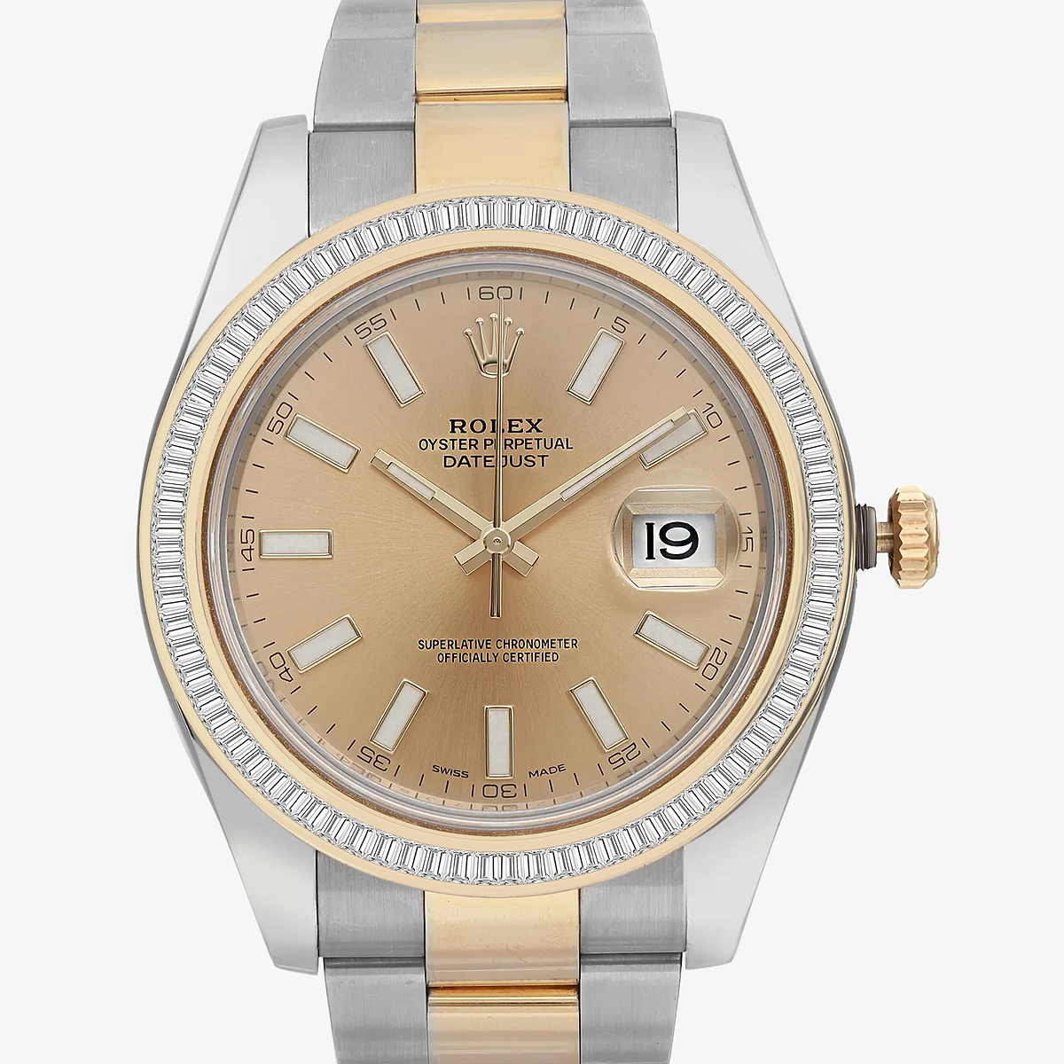 Additional Image 1 for  2 1/3 ctw Baguette Lab Grown Diamond  Rolex Watch
