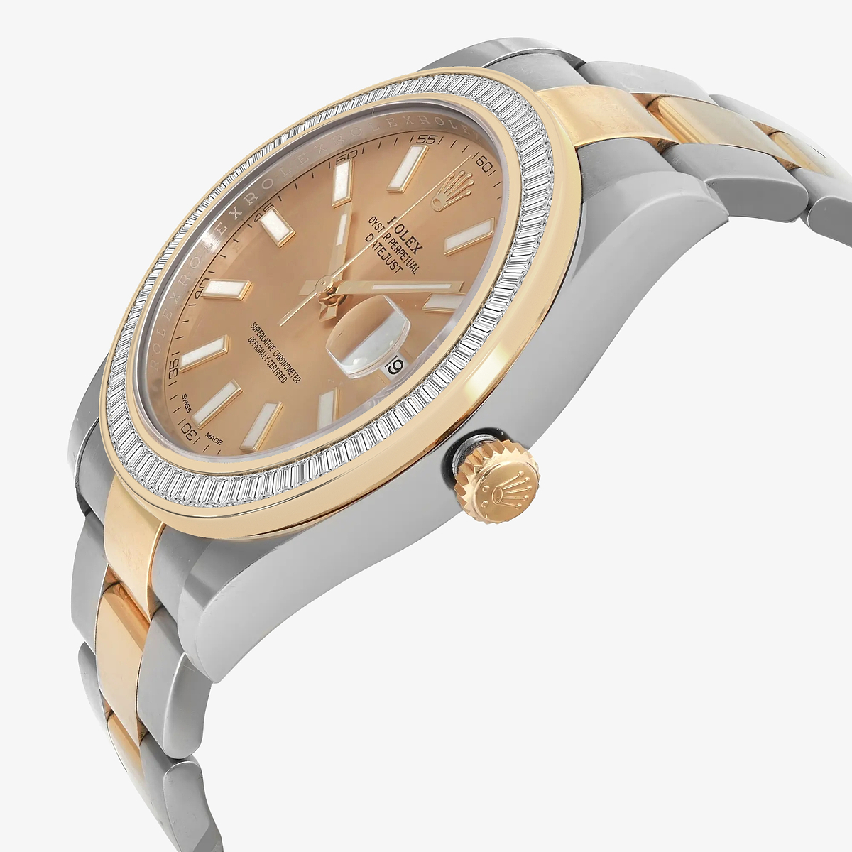 Additional Image 2 for  2 1/3 ctw Baguette Lab Grown Diamond  Rolex Watch