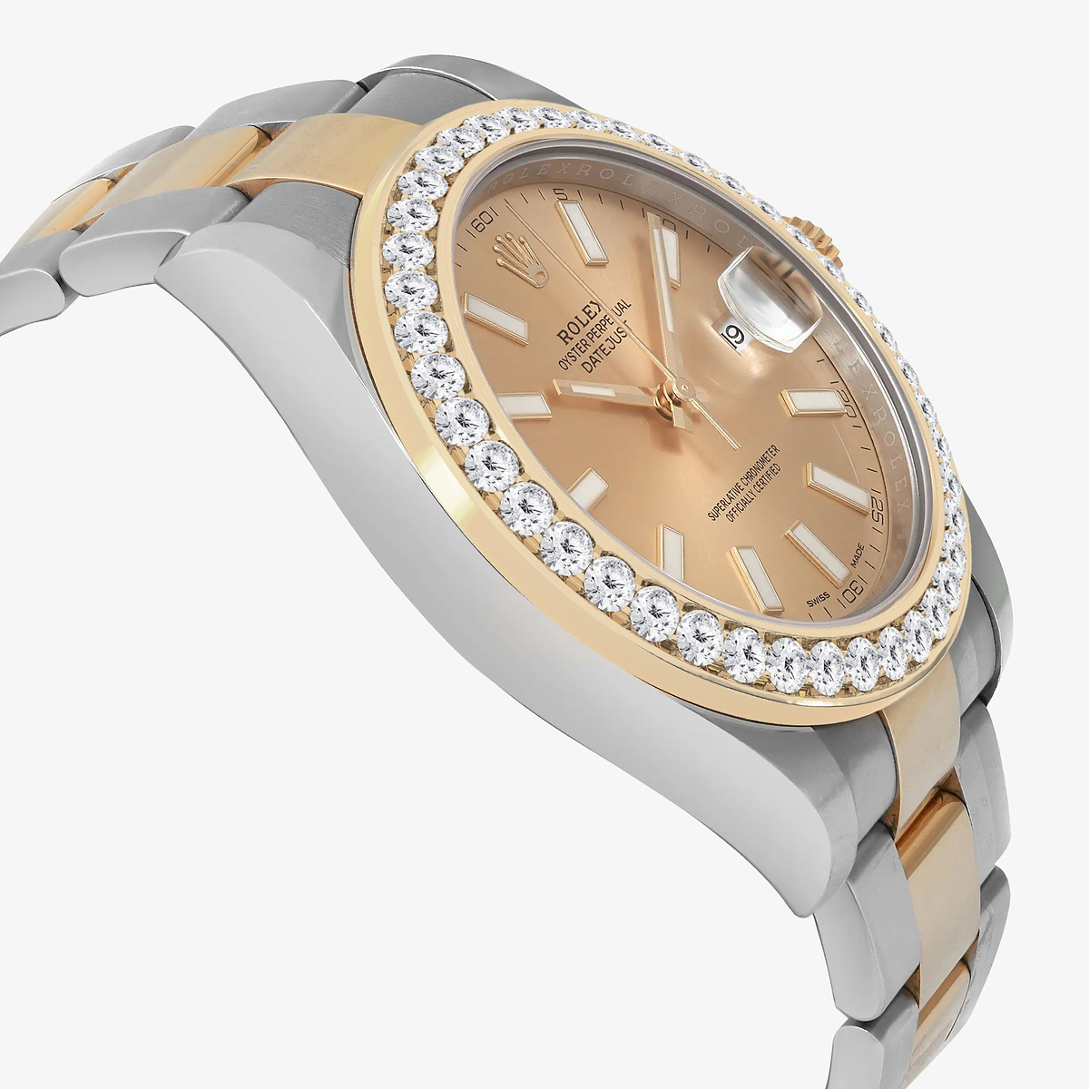 Additional Image 3 for  3 ctw Round Lab Grown Diamond  Rolex Watch