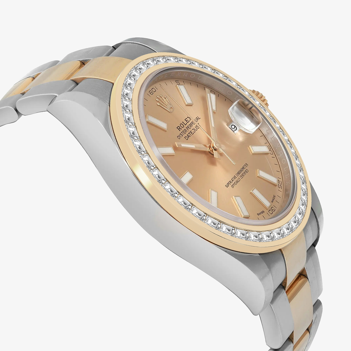 Additional Image 3 for  2 7/8 ctw Trapezoid Lab Grown Diamond  Rolex Watch
