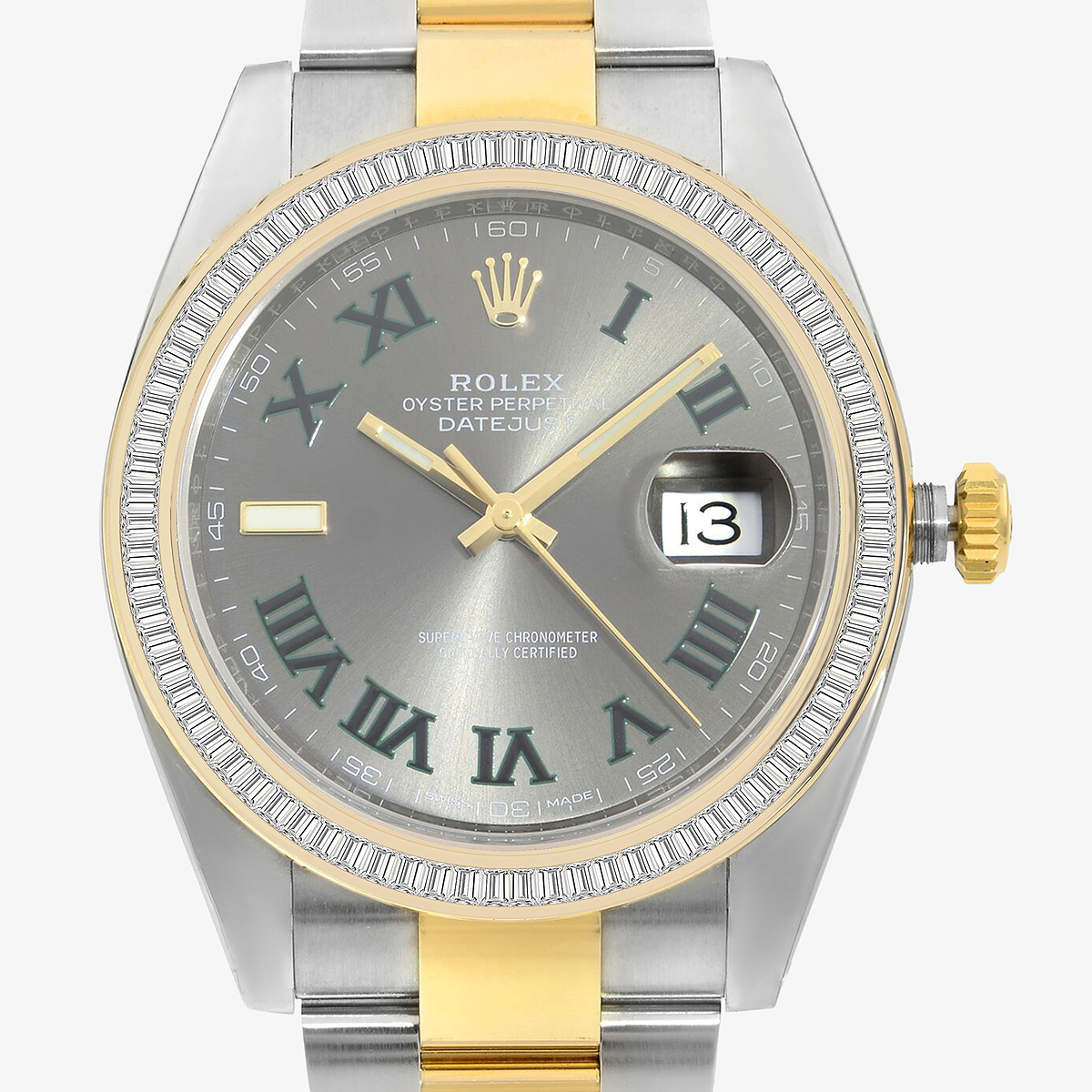Additional Image 1 for  2 1/3 ctw Baguette Lab Grown Diamond  Rolex Watch