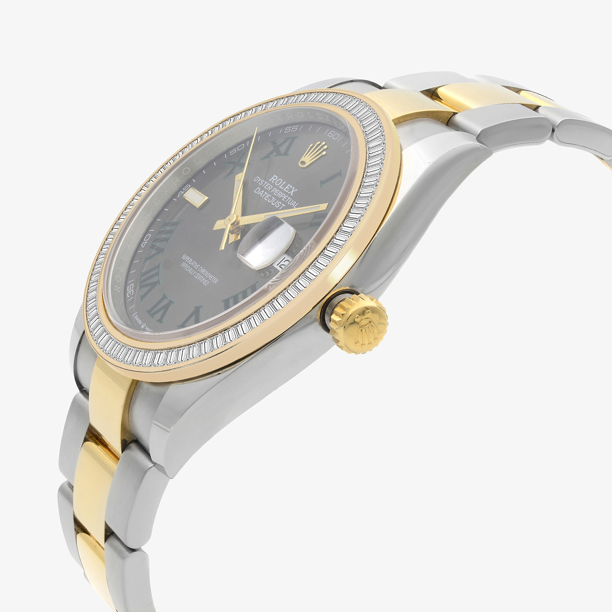 Additional Image 2 for  2 1/3 ctw Baguette Lab Grown Diamond  Rolex Watch