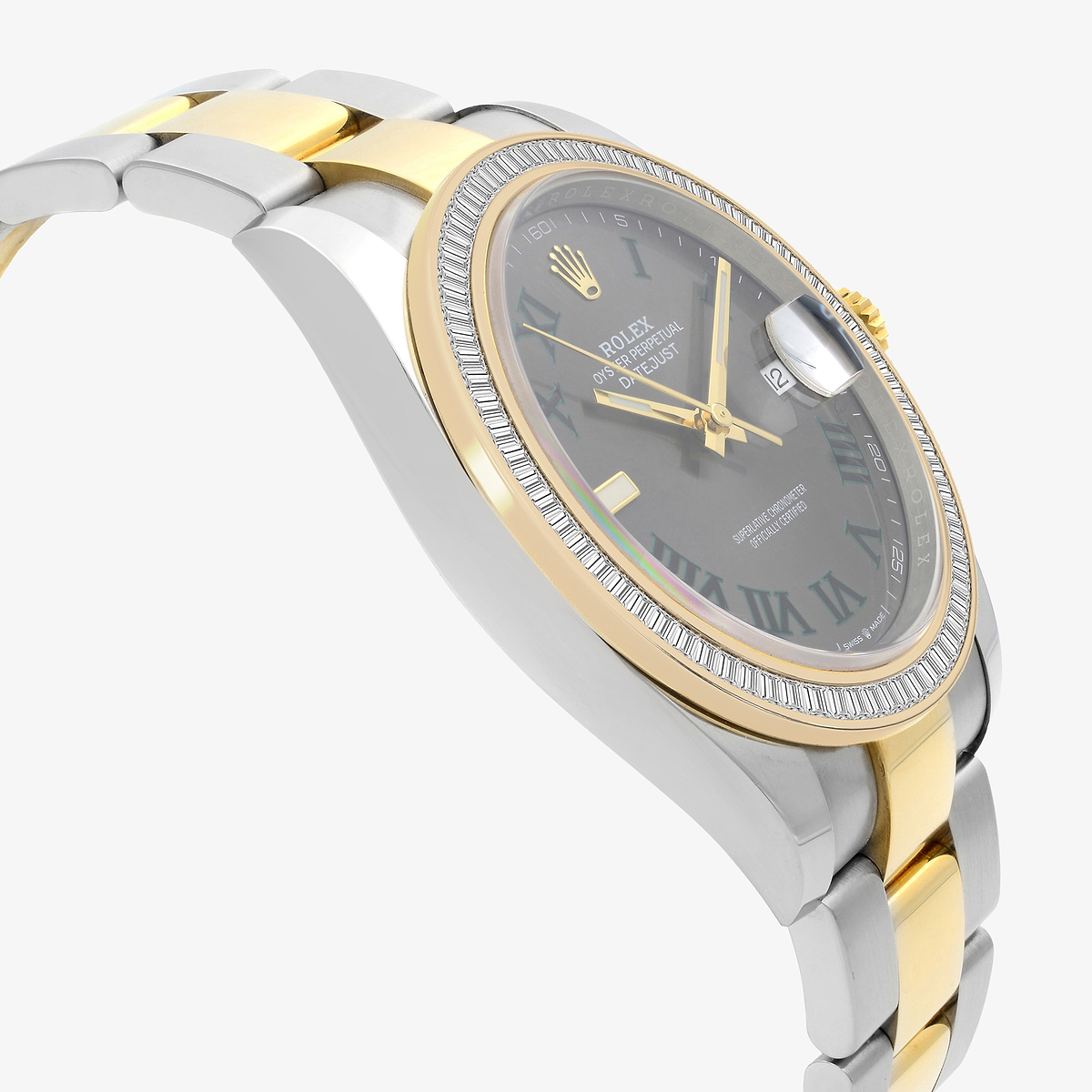 Additional Image 3 for  2 1/3 ctw Baguette Lab Grown Diamond  Rolex Watch