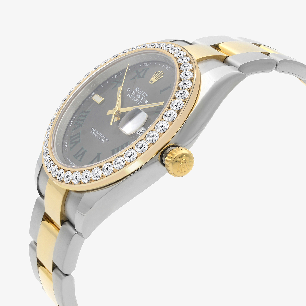 Additional Image 2 for  3 ctw Round Lab Grown Diamond  Rolex Watch