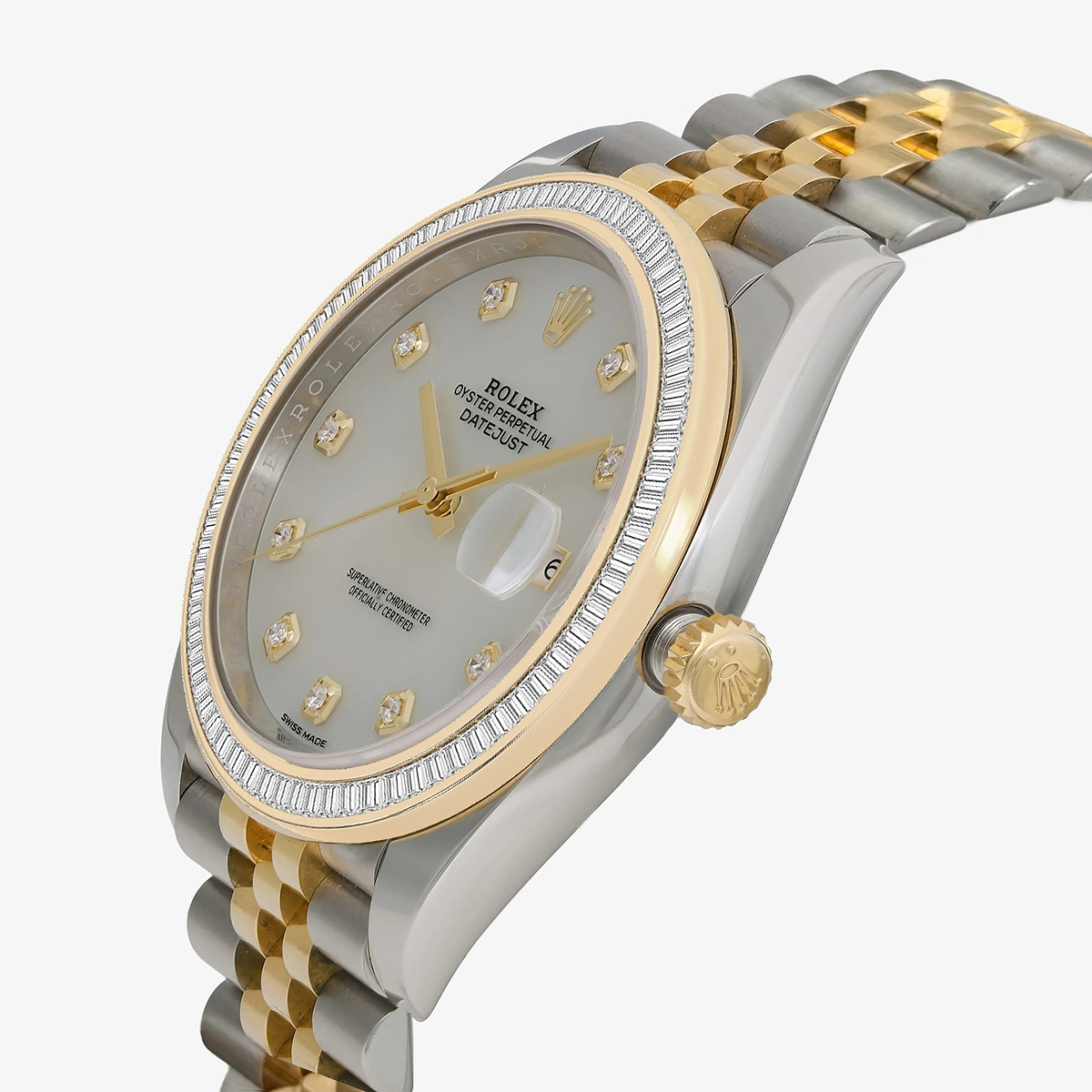 Additional Image 1 for  2 1/3 ctw Baguette Lab Grown Diamond  Rolex Watch