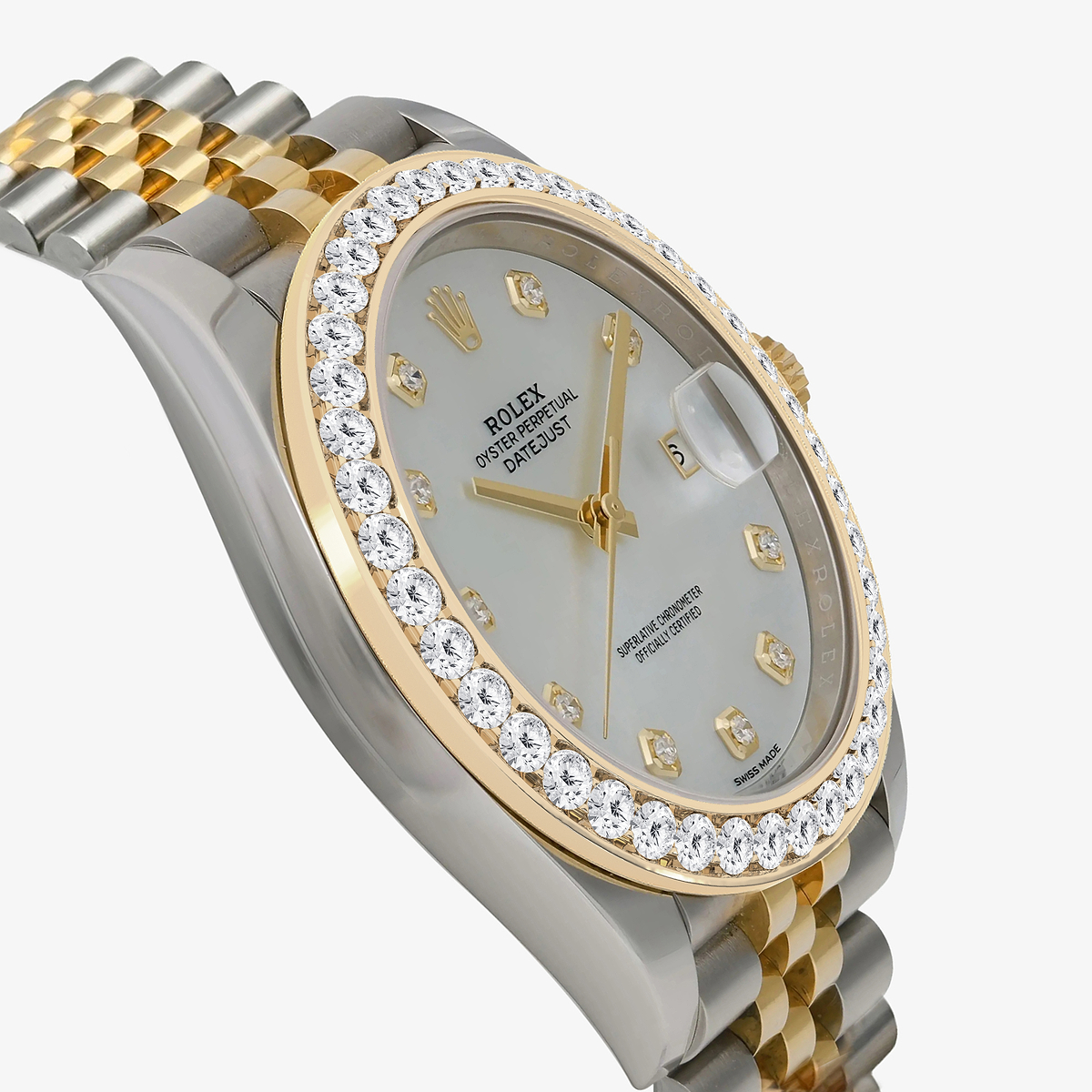 Additional Image 2 for  2 1/3 ctw Baguette Lab Grown Diamond  Rolex Watch