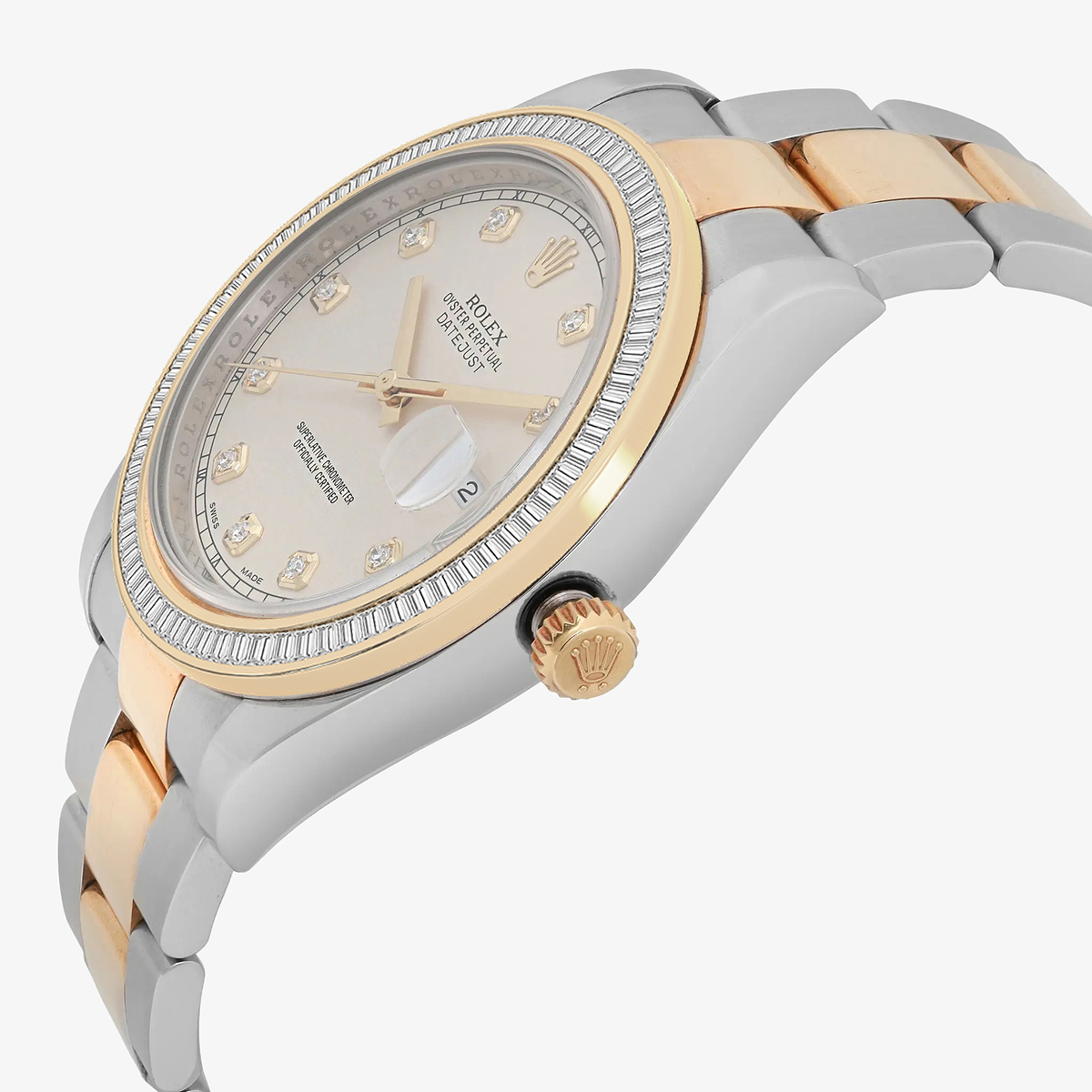 Additional Image 2 for  2 1/3 ctw Baguette Lab Grown Diamond  Rolex Watch