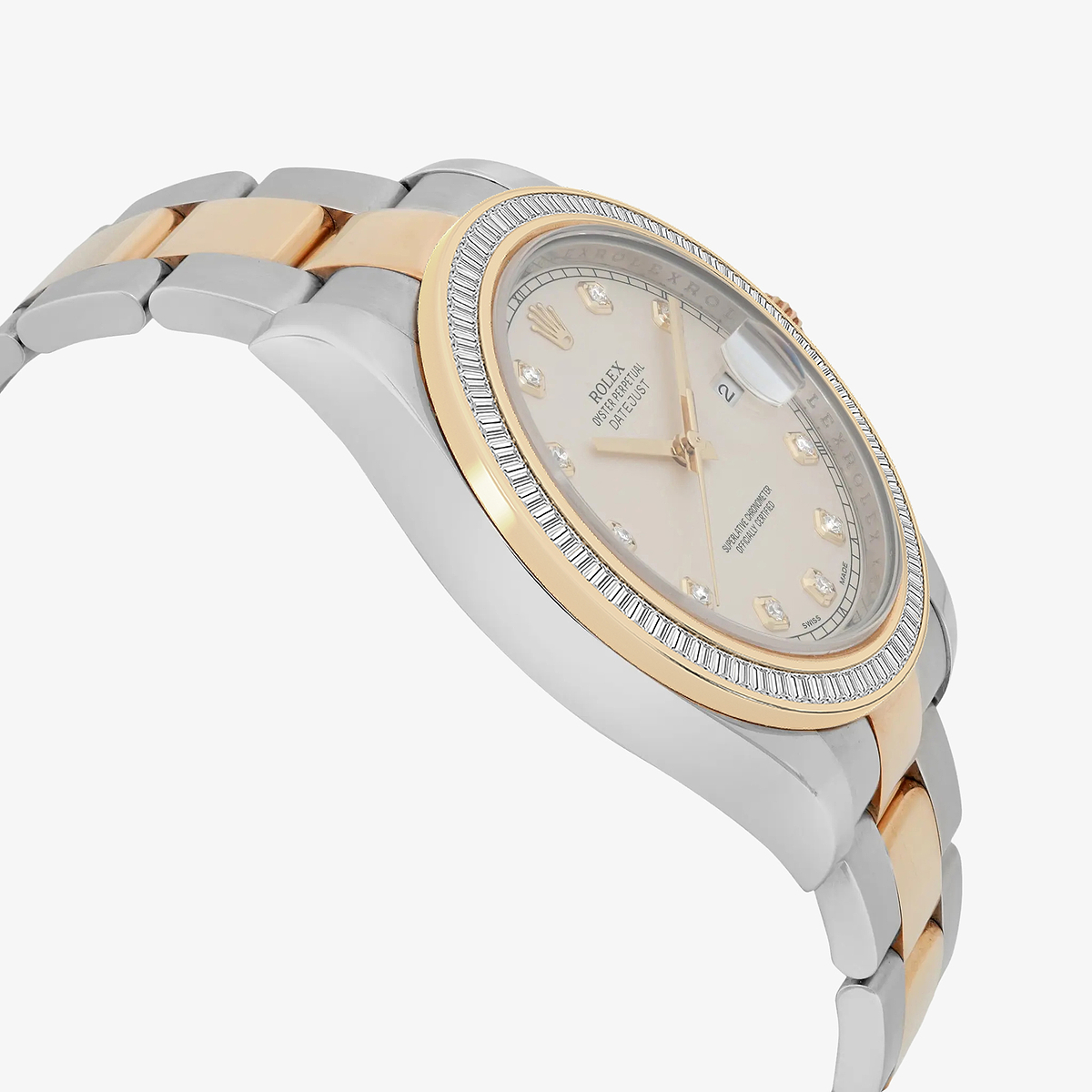 Additional Image 3 for  2 1/3 ctw Baguette Lab Grown Diamond  Rolex Watch