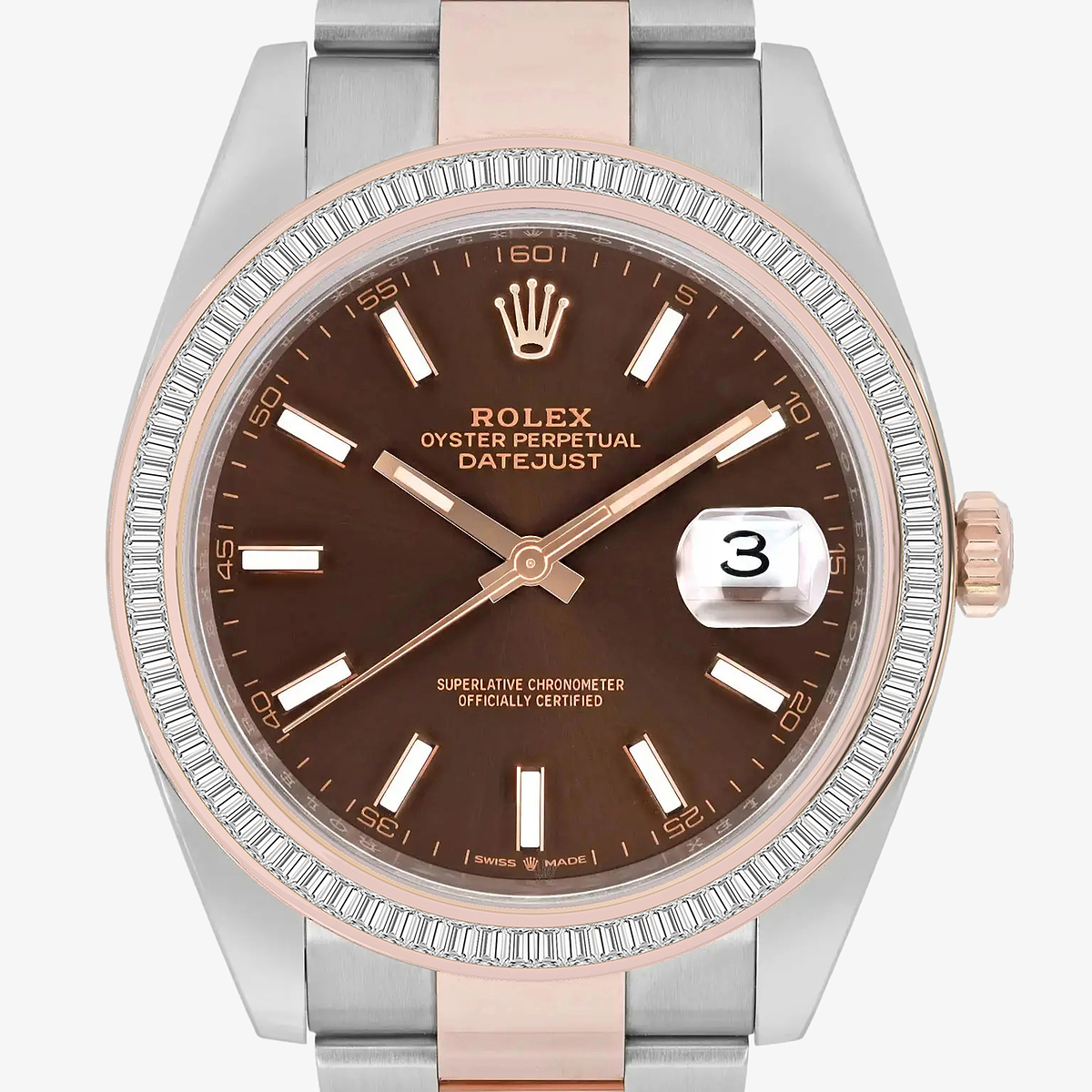 Additional Image 1 for  2 1/3 ctw Baguette Lab Grown Diamond  Rolex Watch