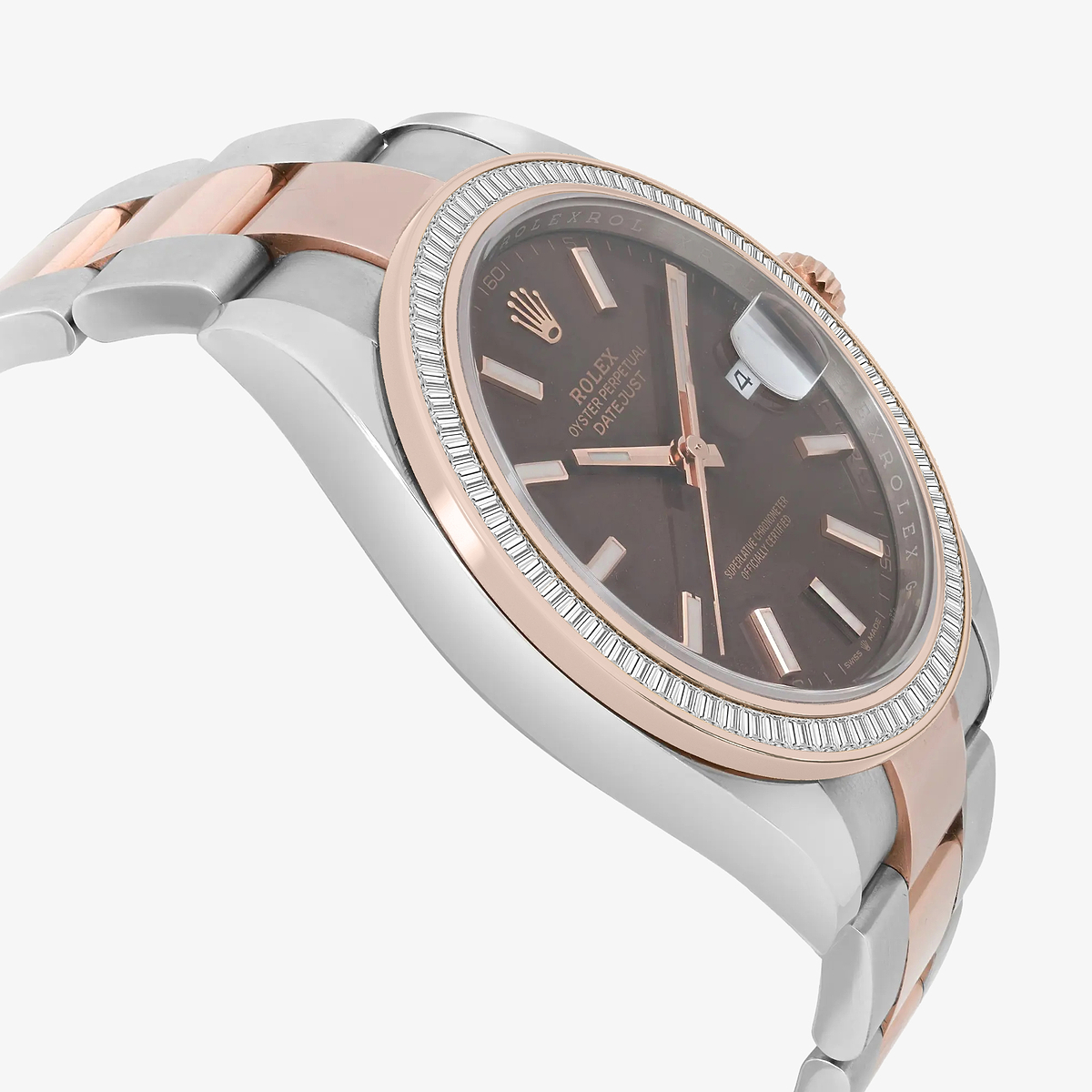 Additional Image 3 for  2 1/3 ctw Baguette Lab Grown Diamond  Rolex Watch