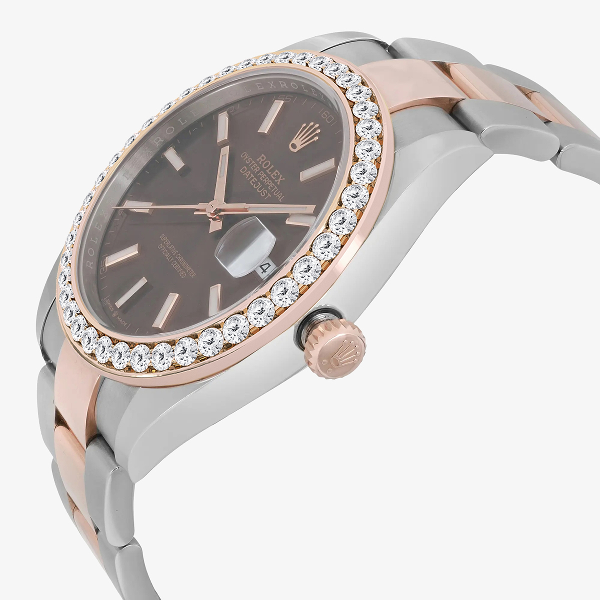 Additional Image 2 for  3 ctw Round Lab Grown Diamond  Rolex Watch
