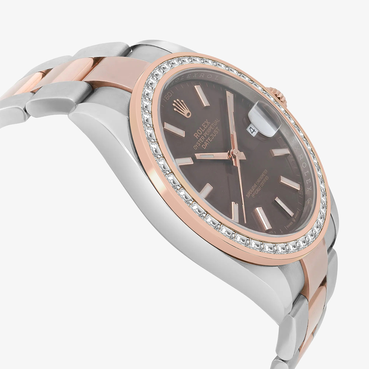 Additional Image 3 for  2 7/8 ctw Trapezoid Lab Grown Diamond  Rolex Watch