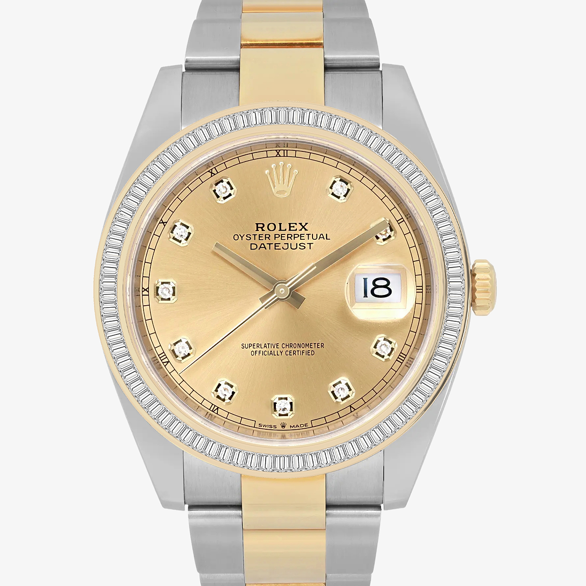 Additional Image 1 for  2 1/3 ctw Baguette Lab Grown Diamond  Rolex Watch
