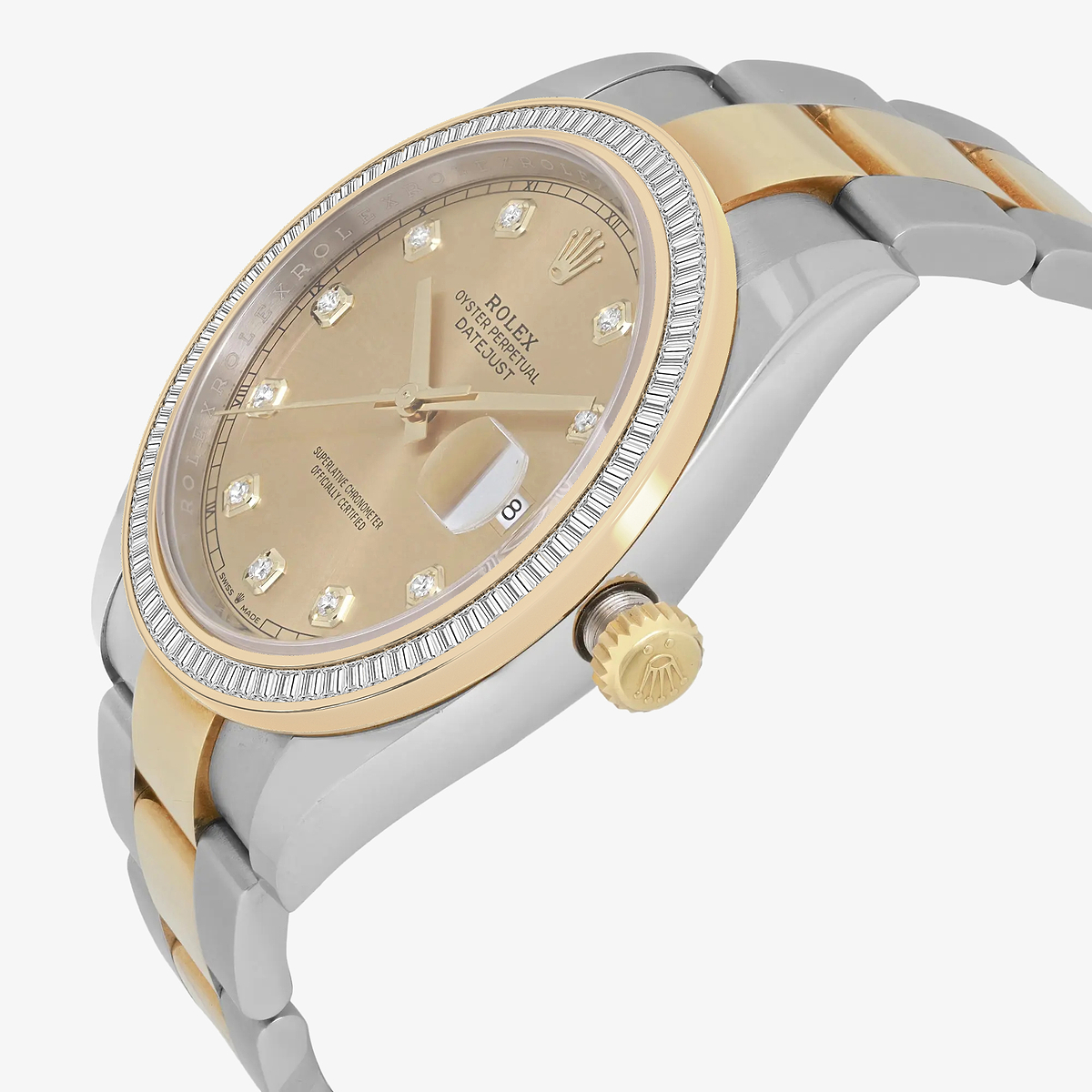 Additional Image 2 for  2 1/3 ctw Baguette Lab Grown Diamond  Rolex Watch