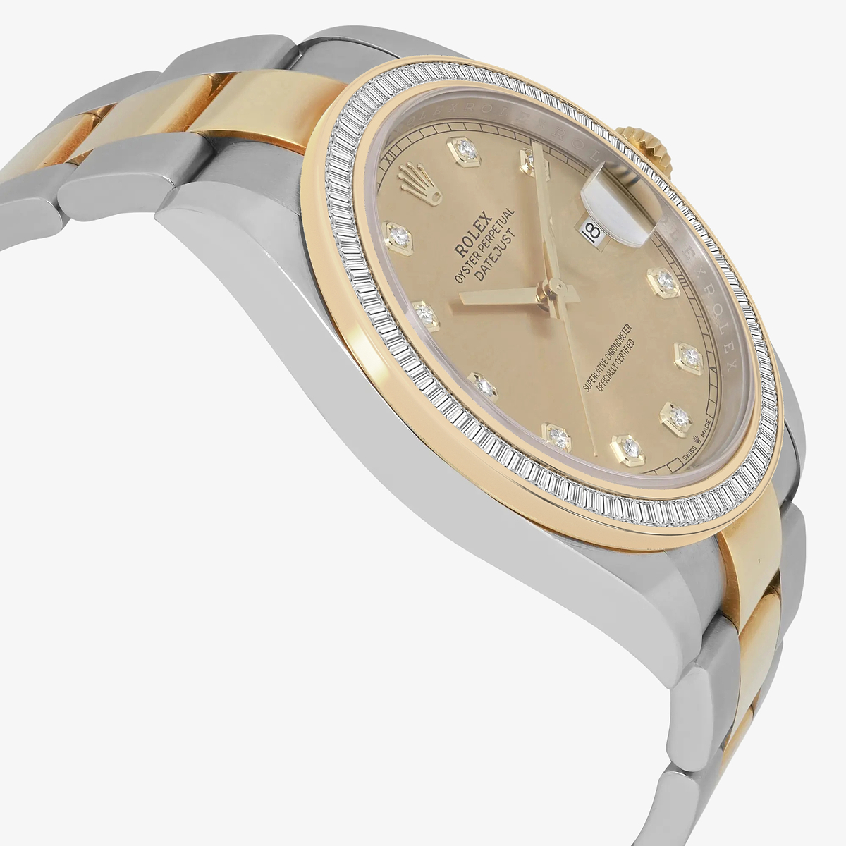 Additional Image 3 for  2 1/3 ctw Baguette Lab Grown Diamond  Rolex Watch