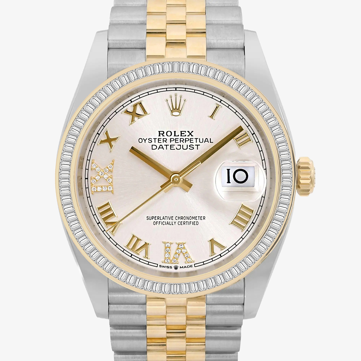 Additional Image 1 for  3 ctw Baguette Lab Grown Diamond  Rolex Watch