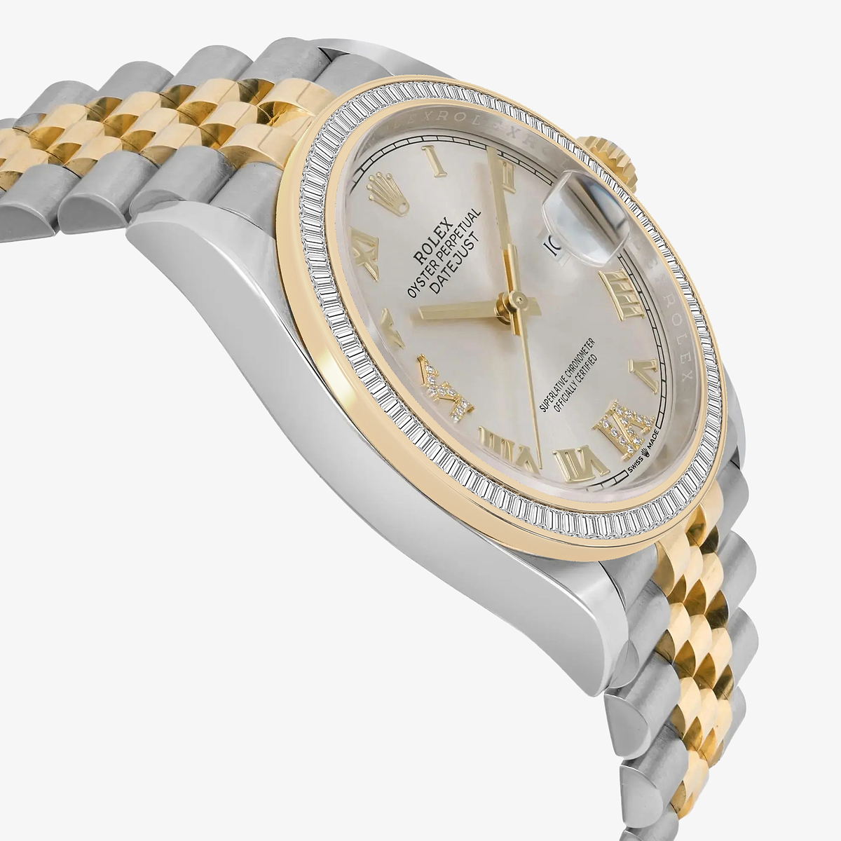 Additional Image 3 for  3 ctw Baguette Lab Grown Diamond  Rolex Watch