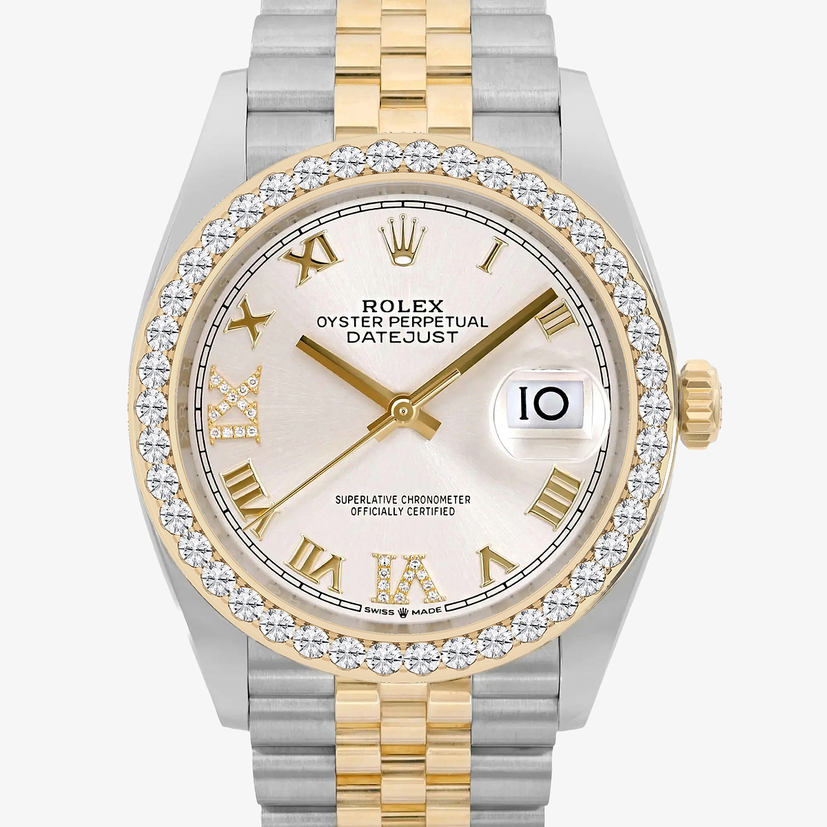 Additional Image 1 for  3 ctw Round Lab Grown Diamond  Rolex Watch