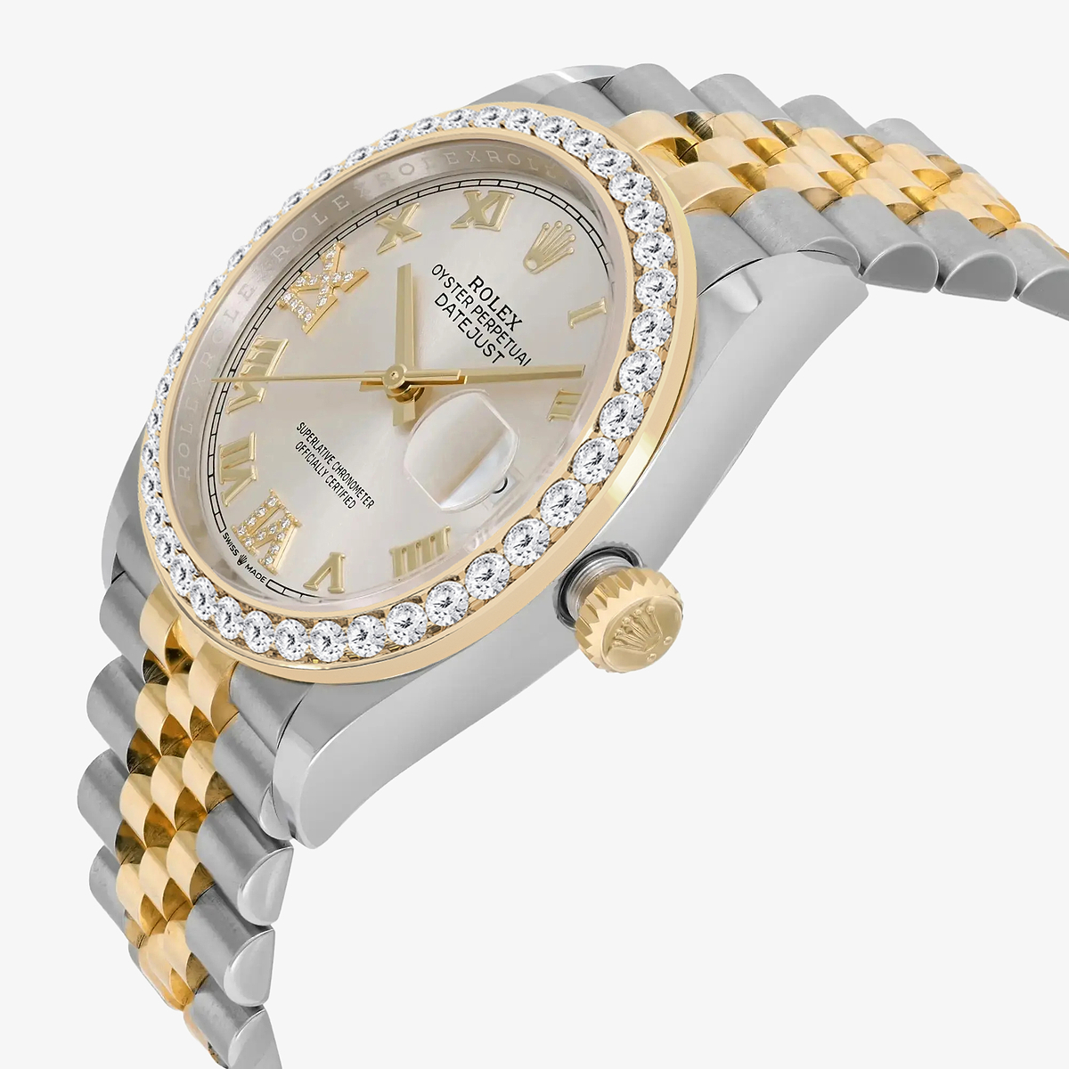Additional Image 2 for  3 ctw Round Lab Grown Diamond  Rolex Watch