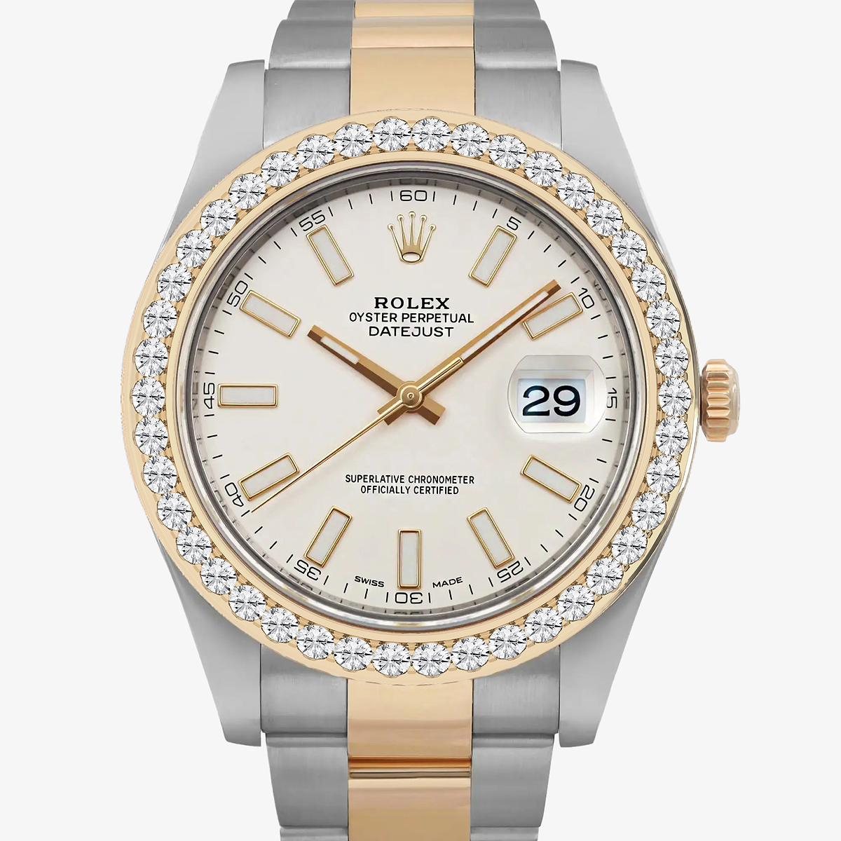 Additional Image 1 for  3 ctw Round Lab Grown Diamond  Rolex Watch