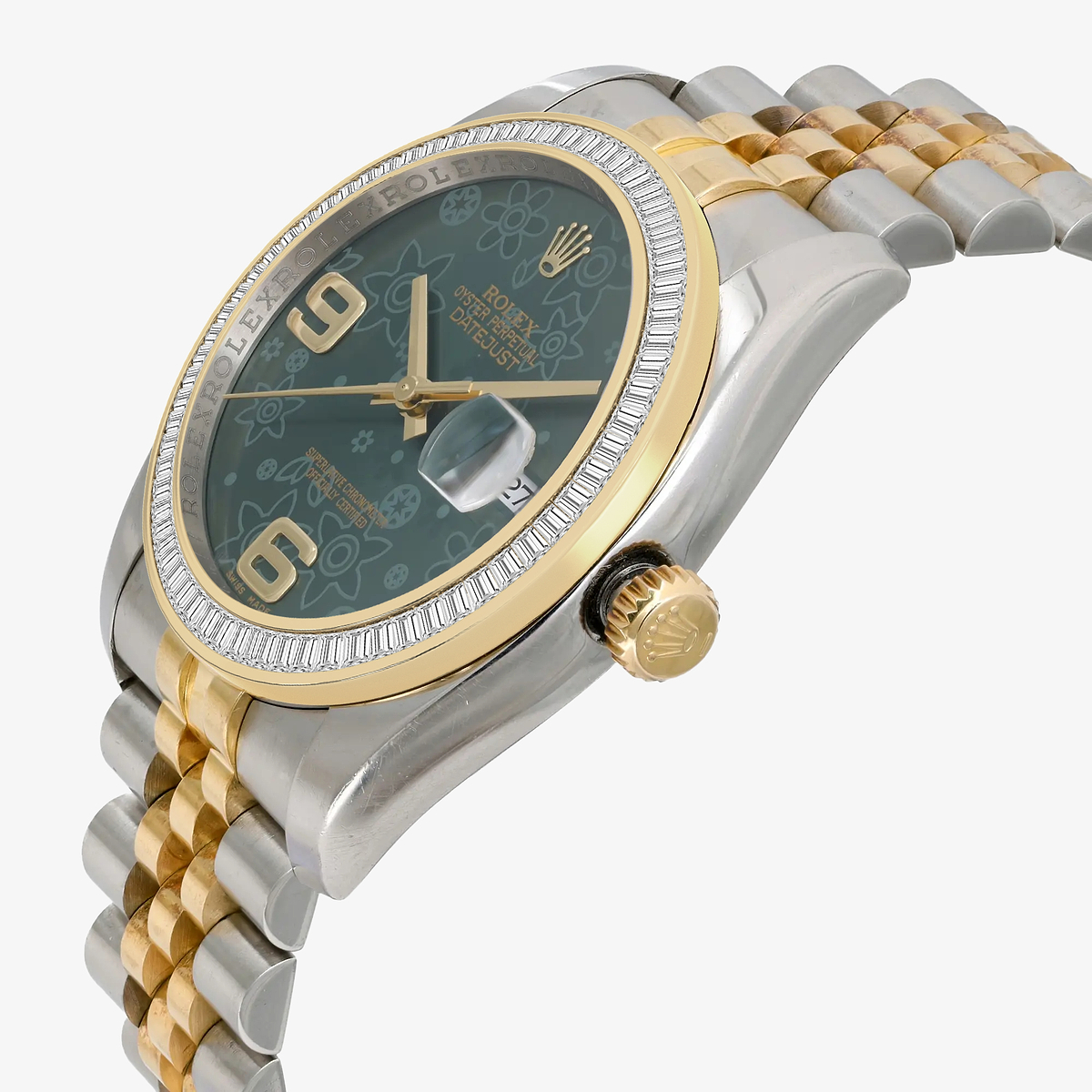 Additional Image 2 for  3 ctw Baguette Lab Grown Diamond  Rolex Watch
