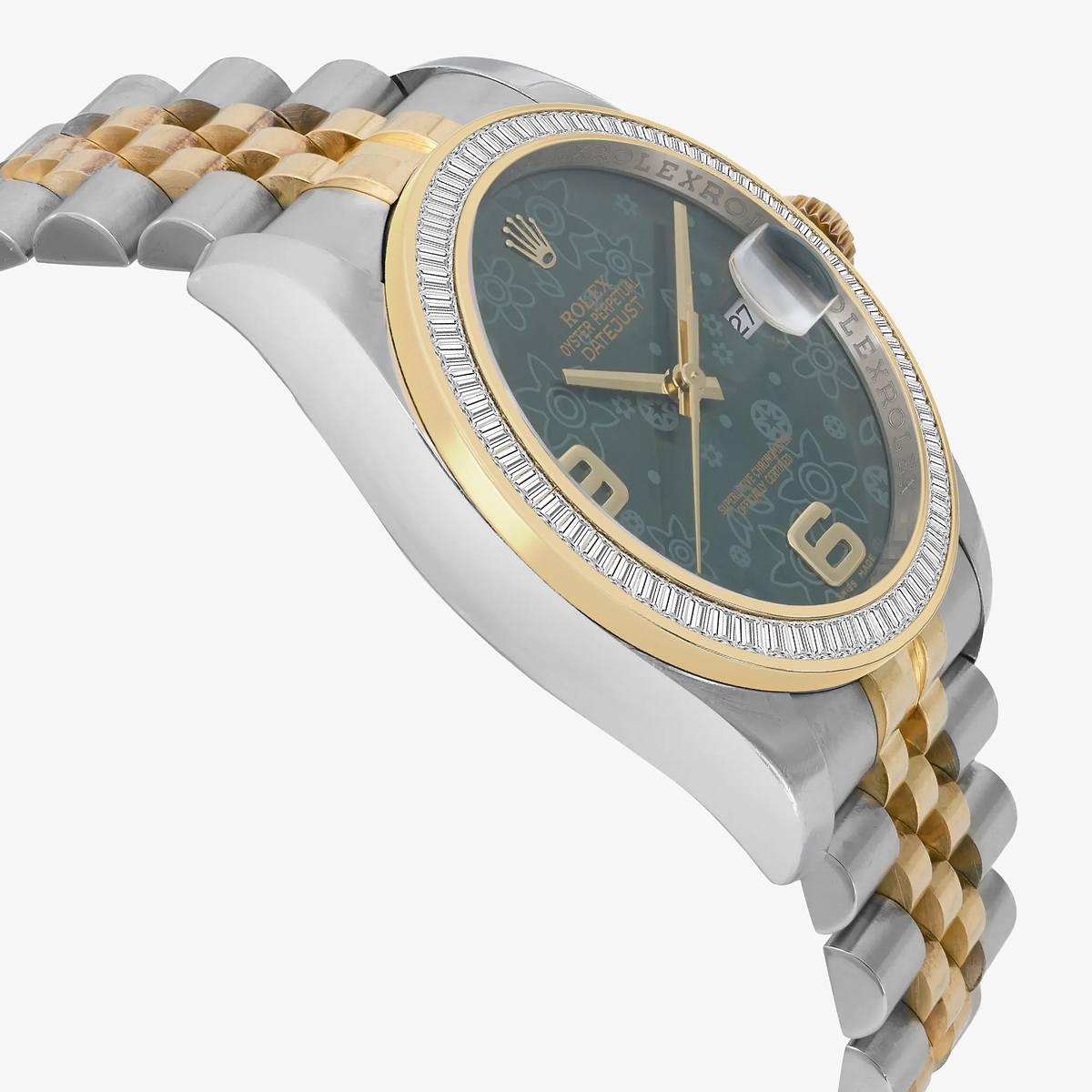 Additional Image 3 for  3 ctw Baguette Lab Grown Diamond  Rolex Watch