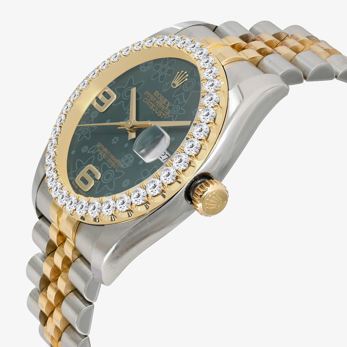 Additional Image 2 for  3 ctw Round Lab Grown Diamond  Rolex Watch