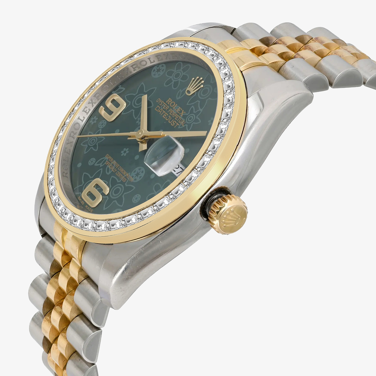 Additional Image 2 for  2 2/3 ctw Trapezoid Lab Grown Diamond  Rolex Watch