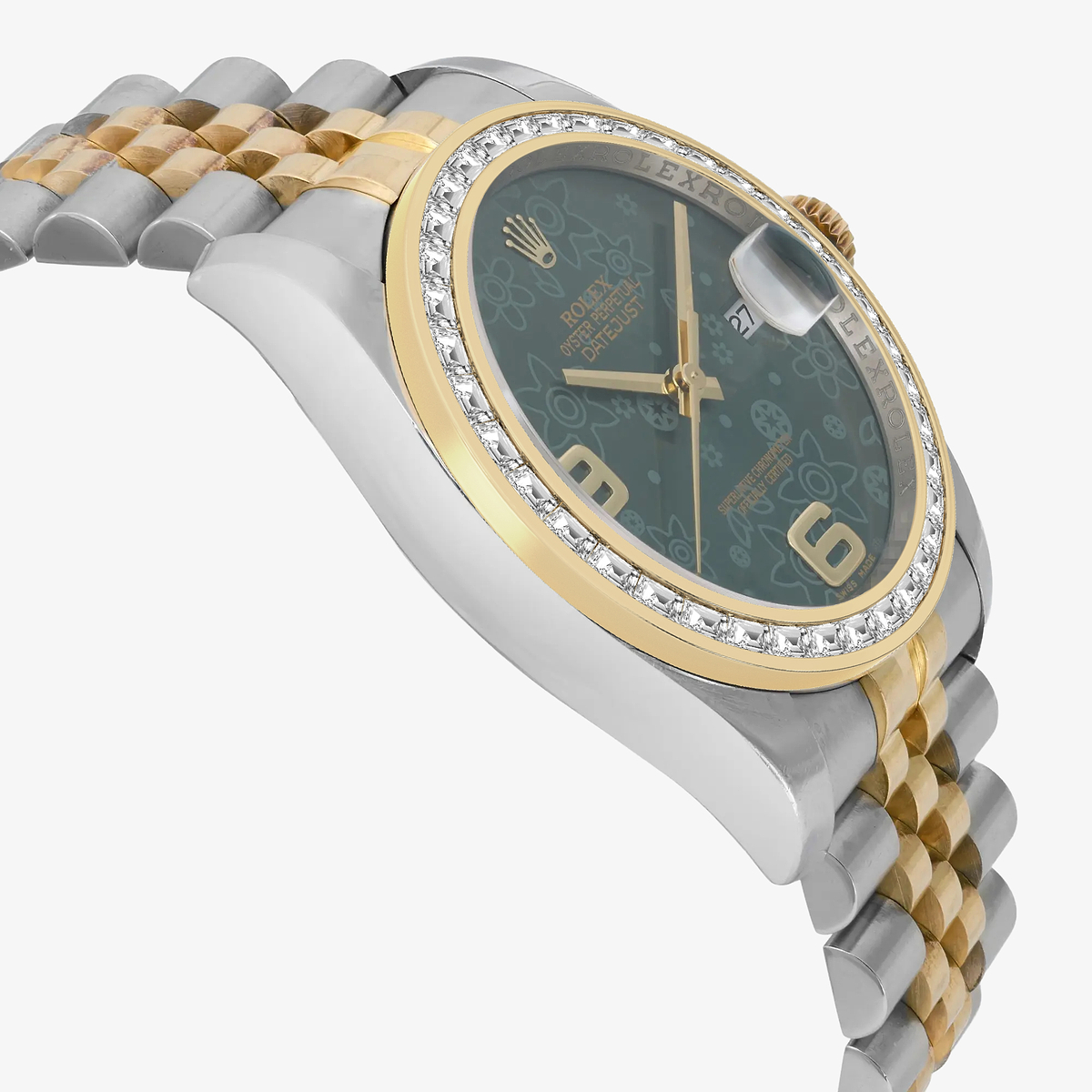 Additional Image 3 for  2 2/3 ctw Trapezoid Lab Grown Diamond  Rolex Watch