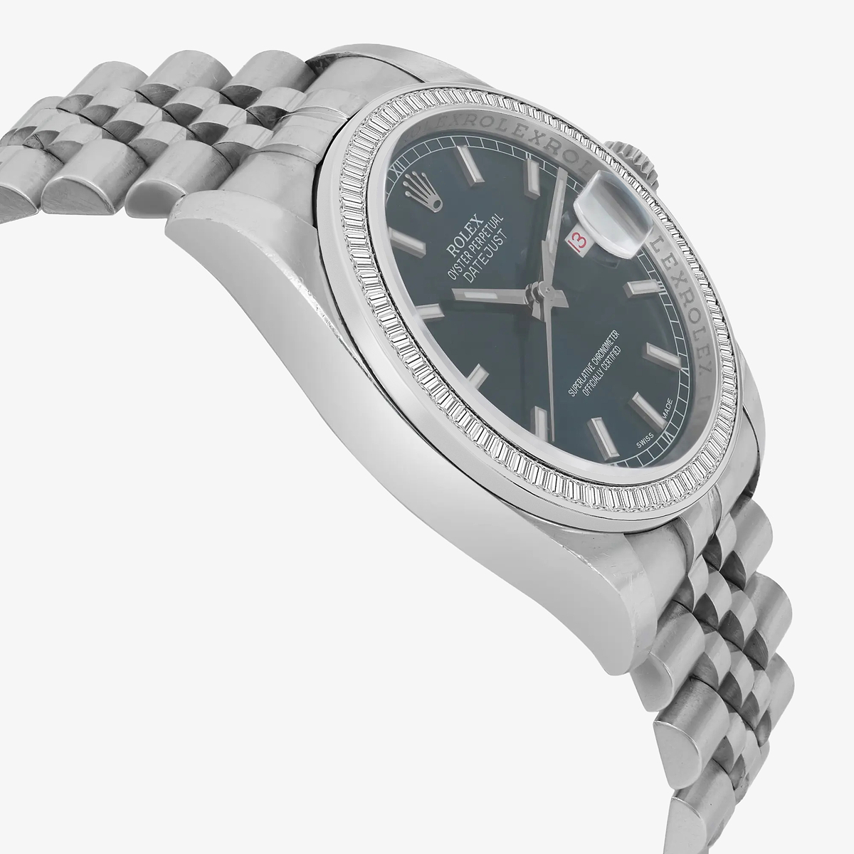 Additional Image 3 for  3 ctw Baguette Lab Grown Diamond  Rolex Watch